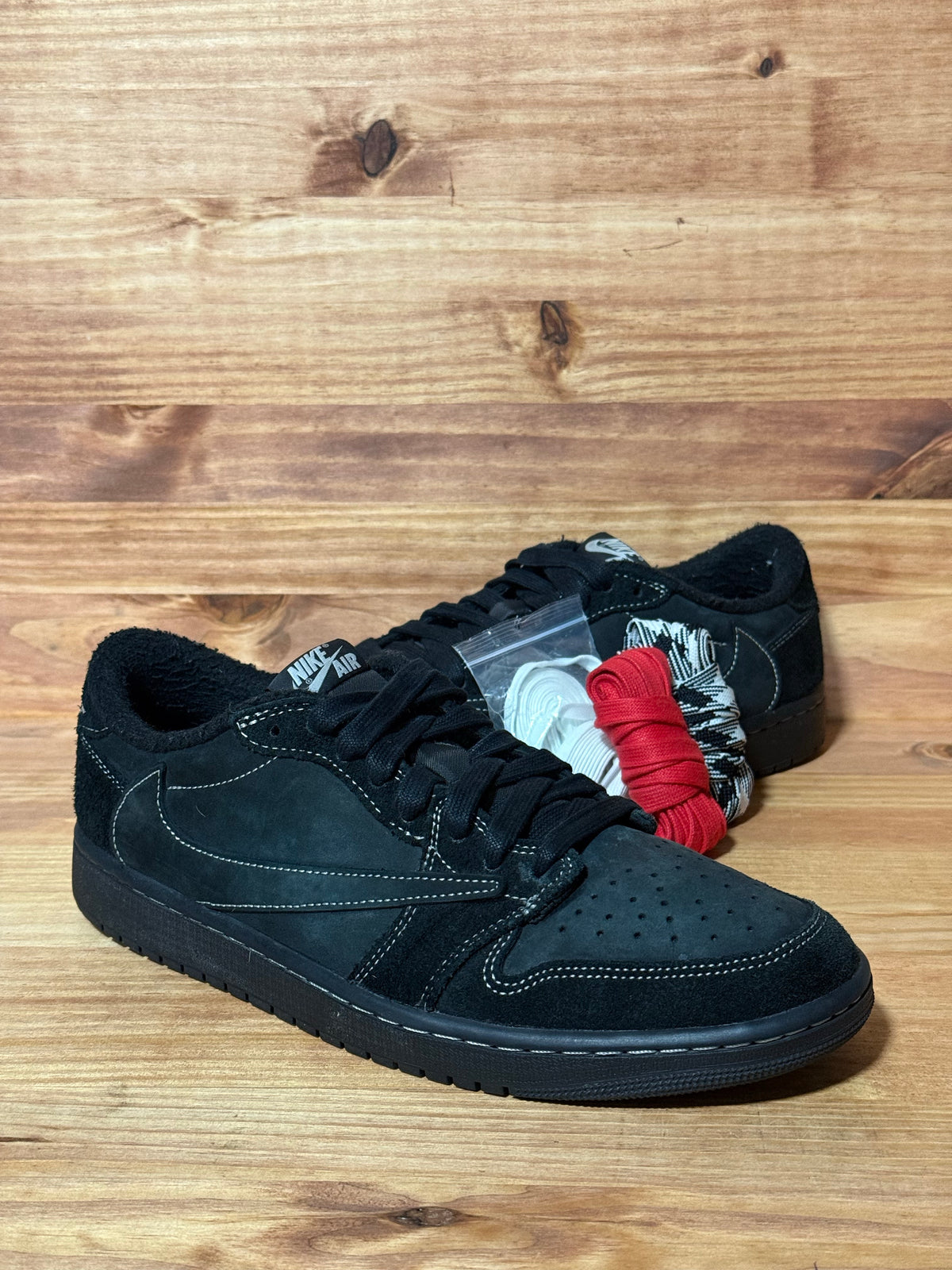 Jordan 1 Retro Low OG SP Travis Scott Black Phantom - Size 10.5