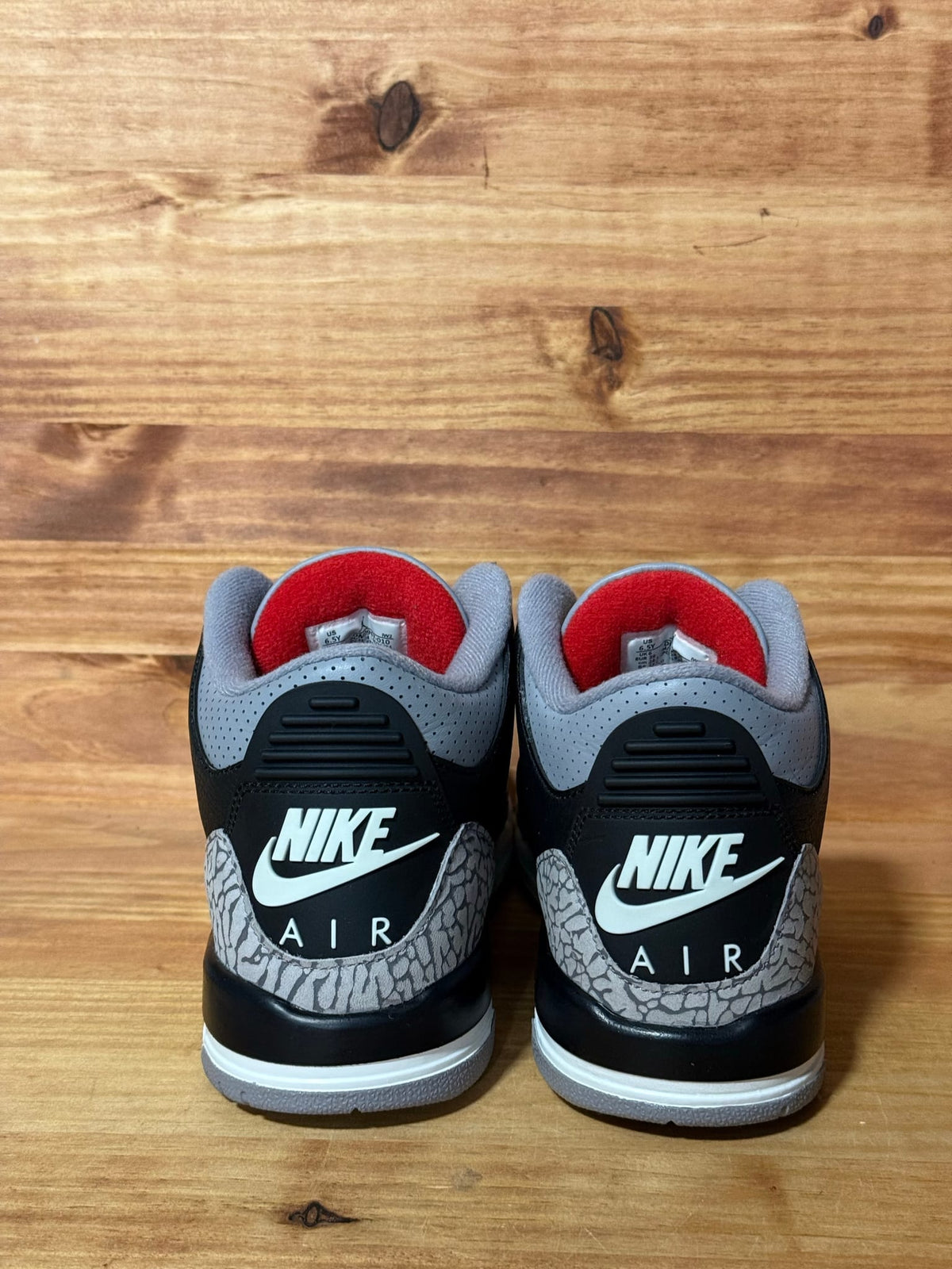 Jordan 3 Retro Black Cement (2024) (GS) - Size 6.5Y