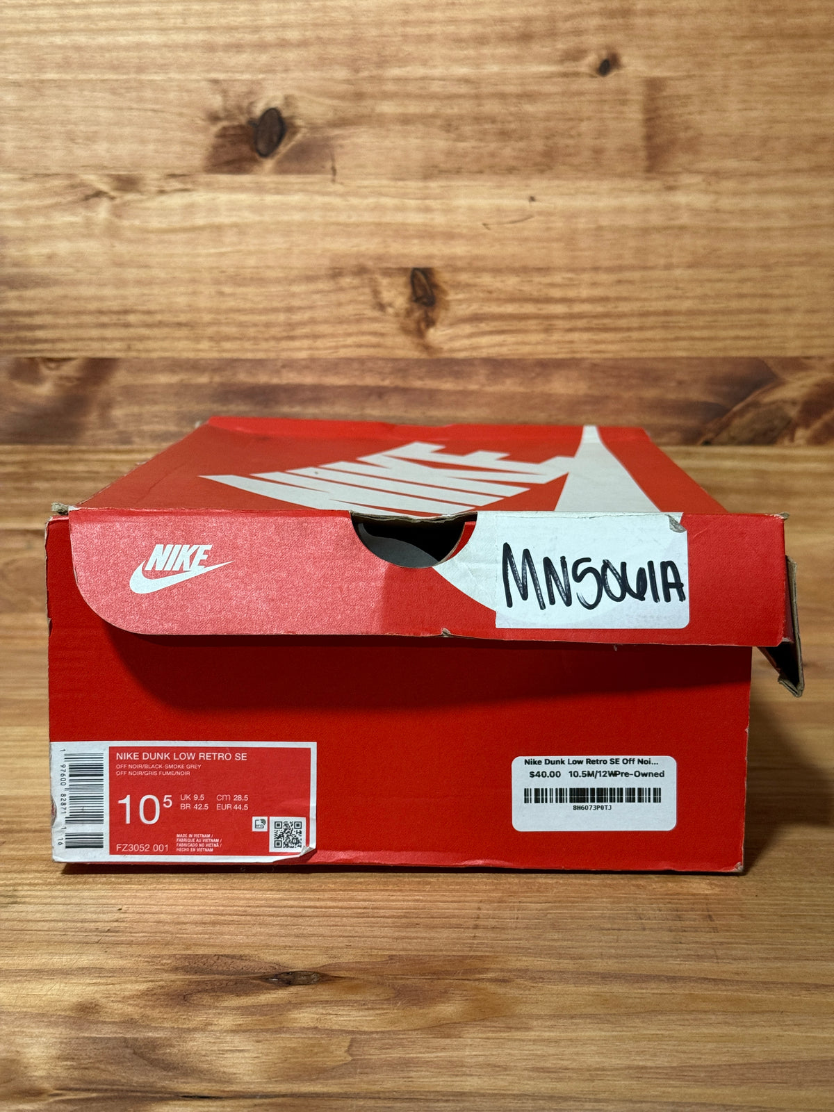 Nike Dunk Low Retro SE Off Noir Smoke Grey