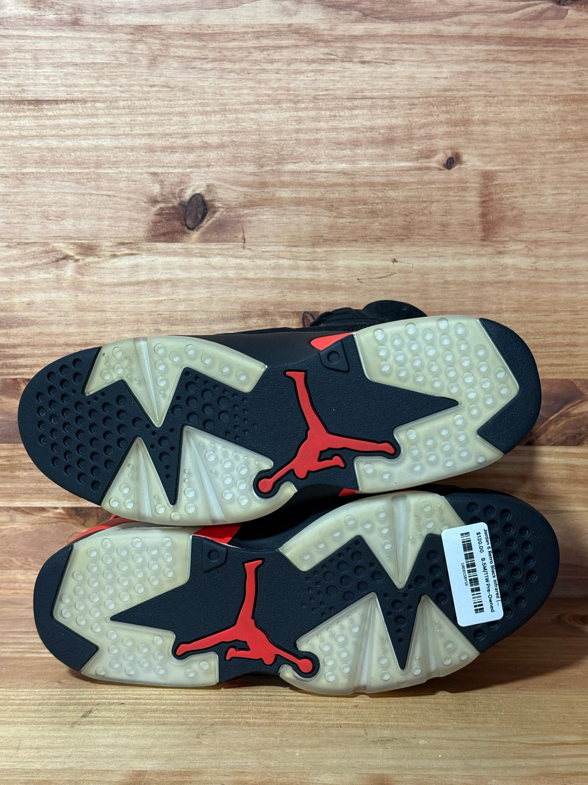 Jordan 6 Retro Black Infrared (2019) - Size 9.5