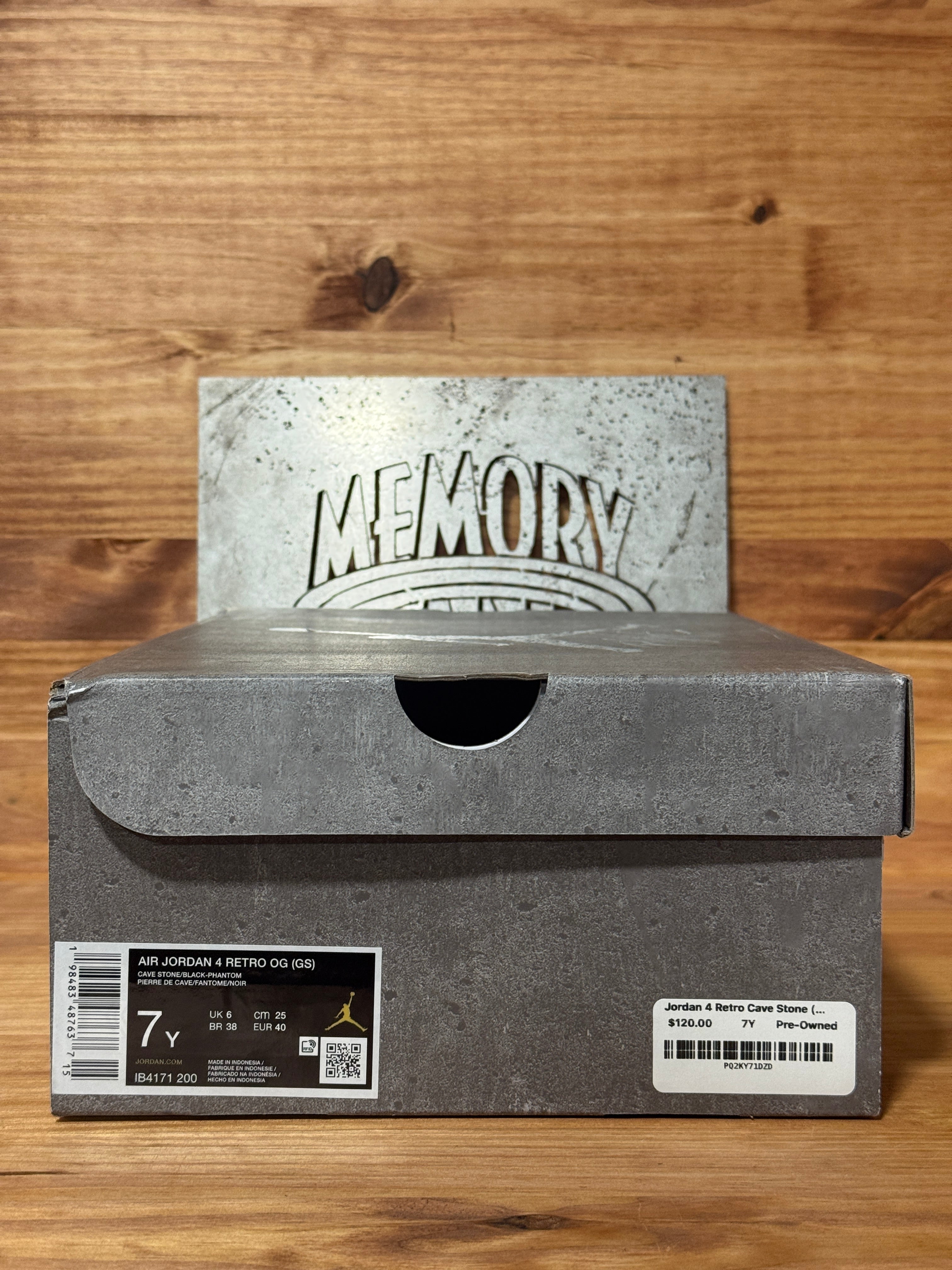 Jordan 4 Retro Cave Stone (GS)