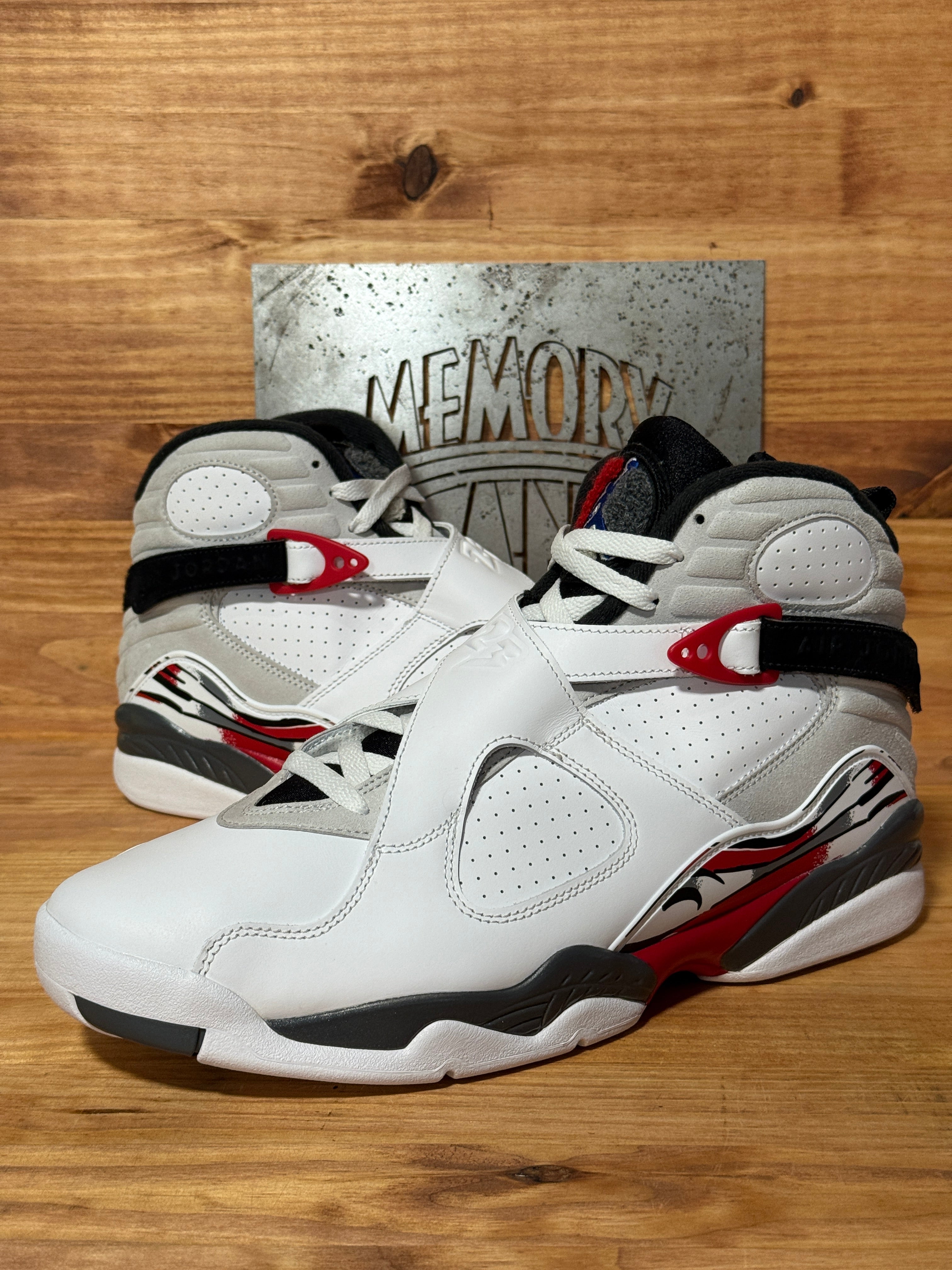 Jordan 8 Retro White True Red (2025)