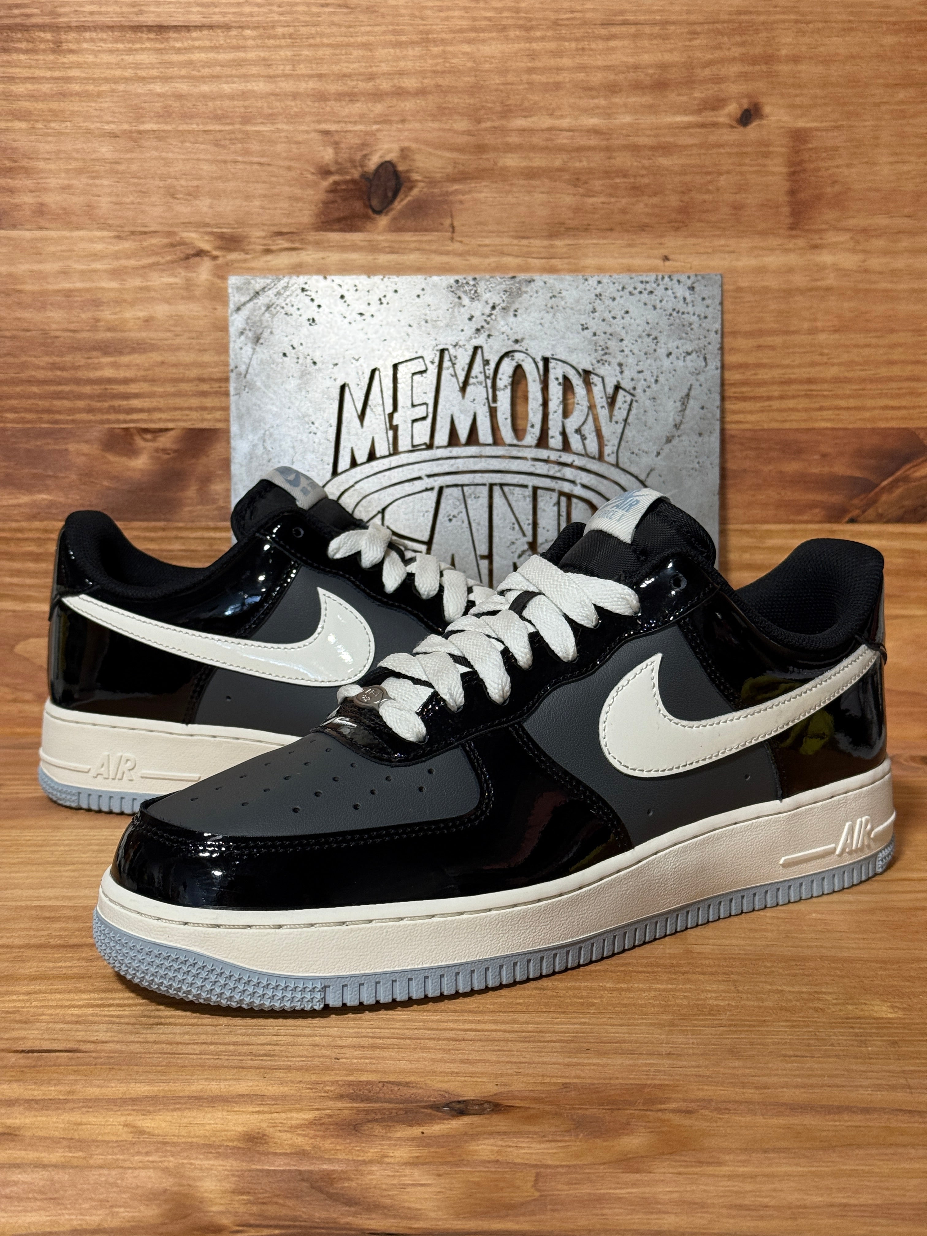 Nike Air Force 1 Low Black Iron Grey Patent