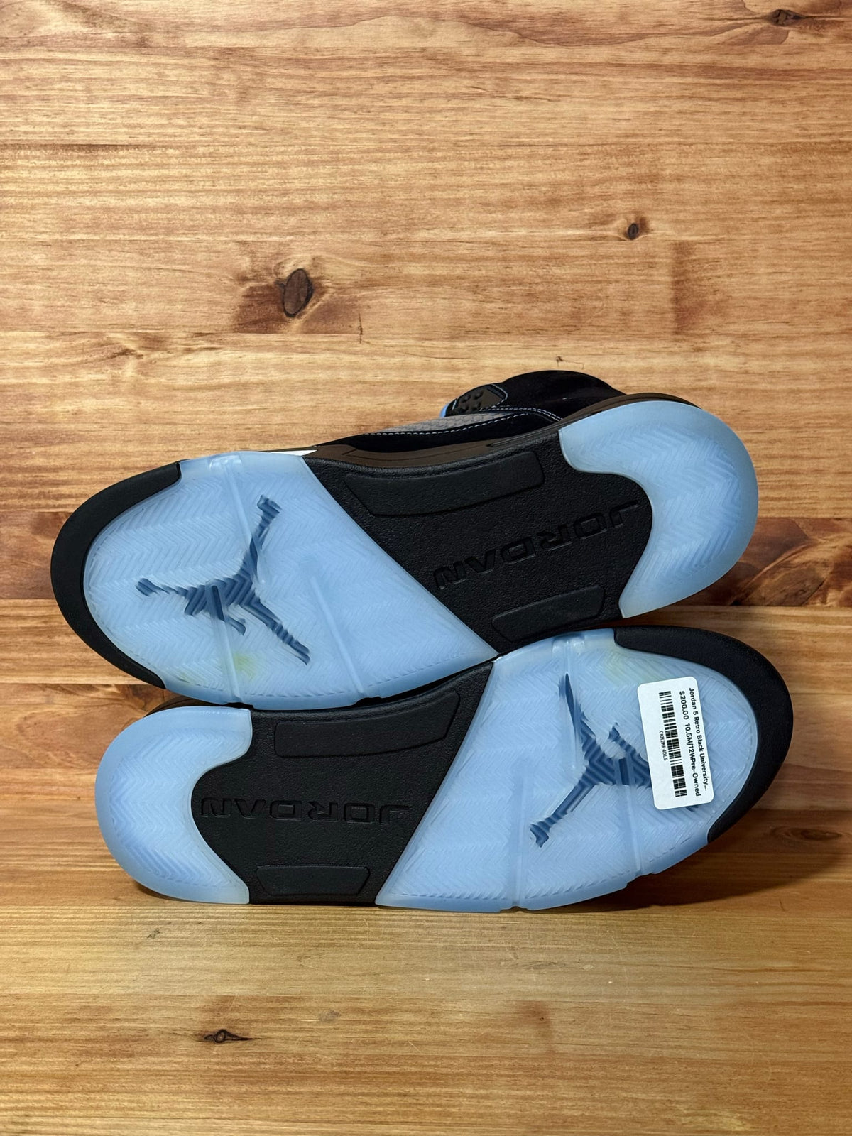 Jordan 5 Retro Black University Blue (2026) - Size 10.5