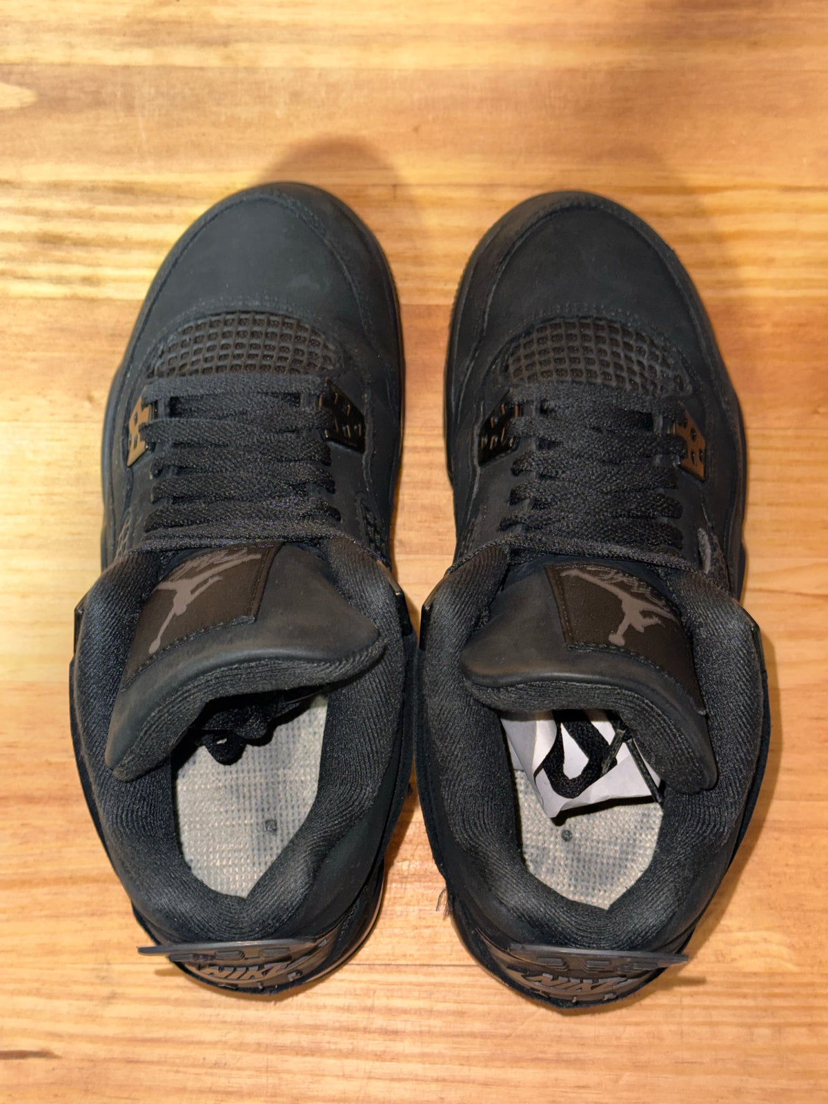 Jordan 4 Retro Black Cat (2025) (GS) - Size 7Y