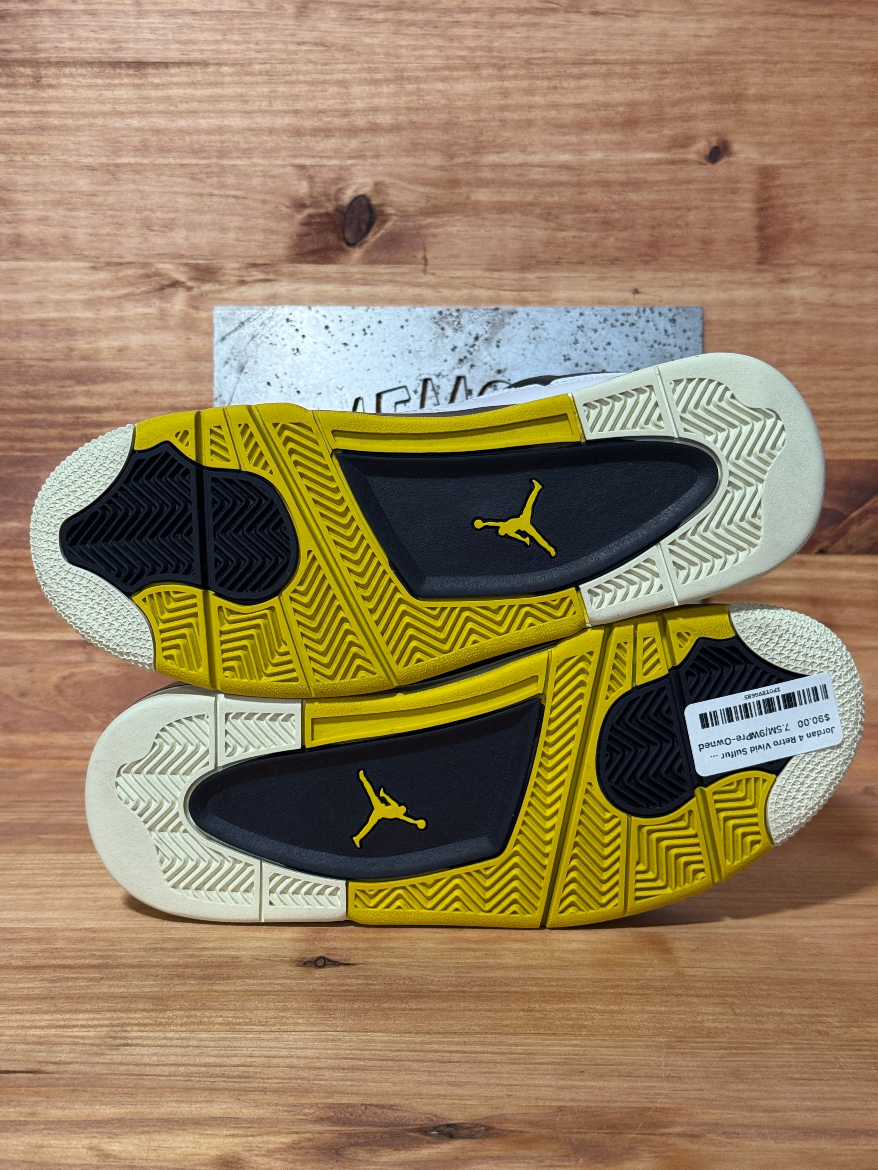 Jordan 4 Retro Vivid Sulfur (Women's)