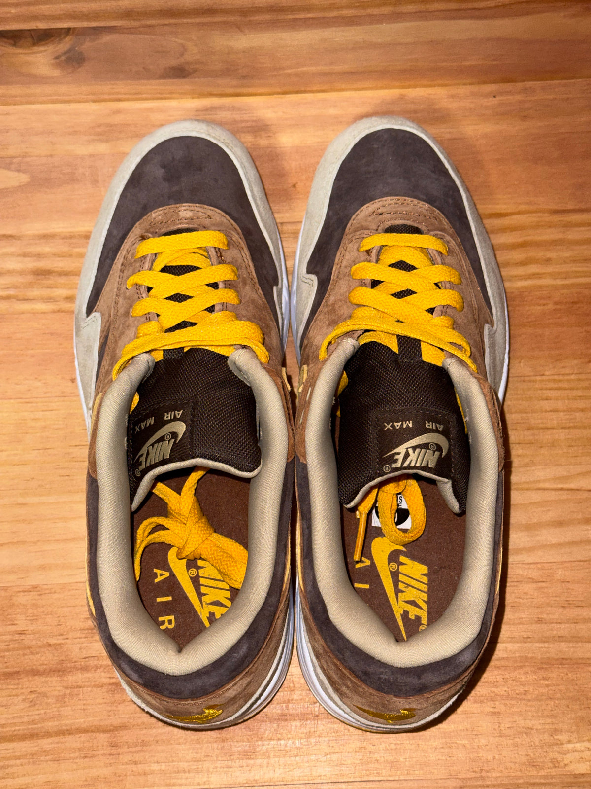 Nike Air Max 1 PRM Duck Pecan Yellow Ochre