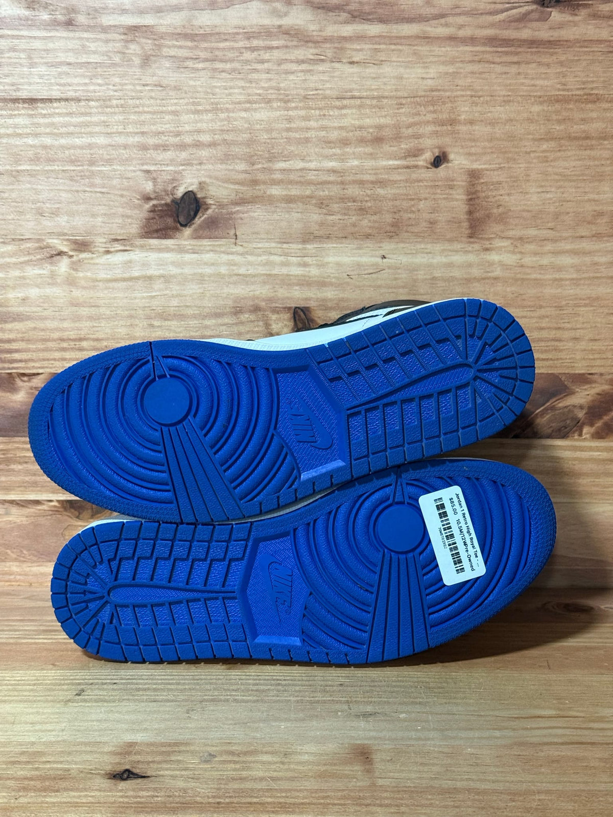 Jordan 1 Retro High Royal Toe - Size 10.5