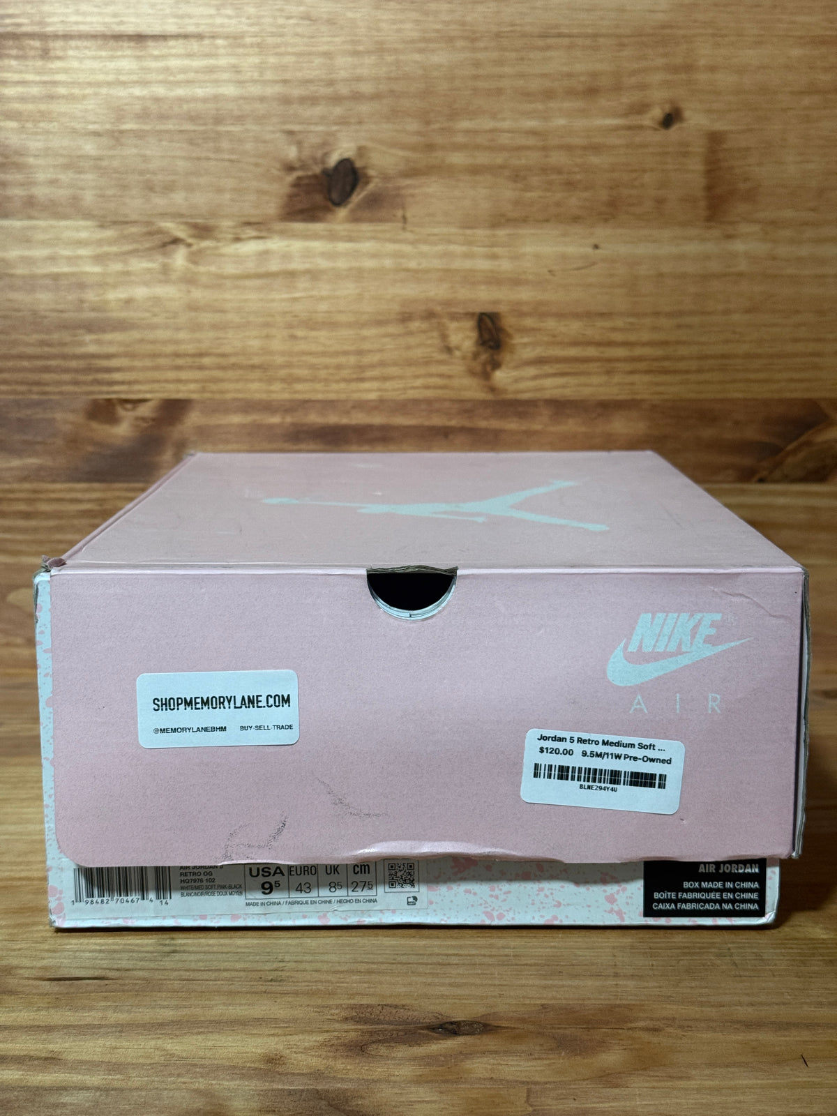 Jordan 5 Retro Medium Soft Pink