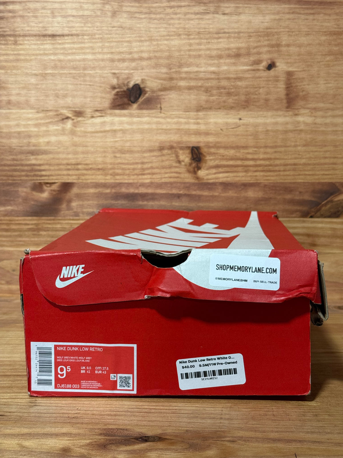 Nike Dunk Low Retro White Grey