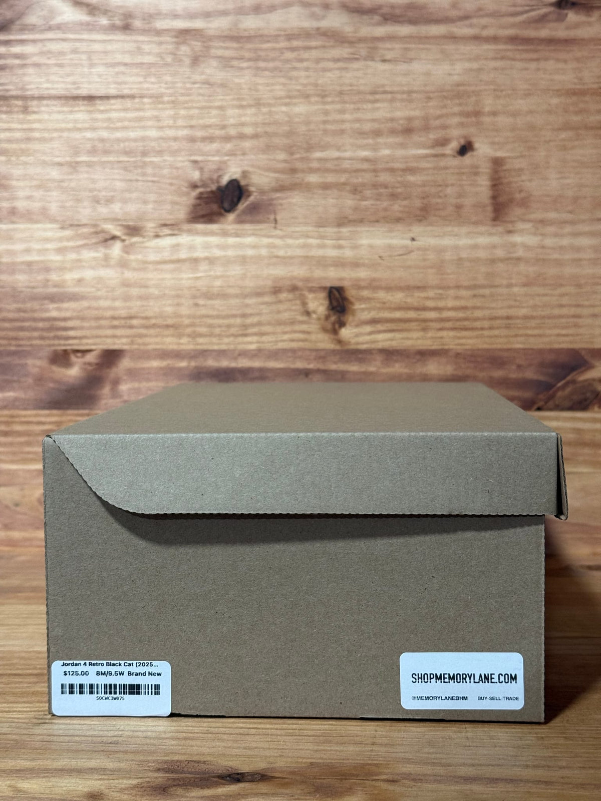 Jordan 4 Retro Black Cat (2025) - Size 8