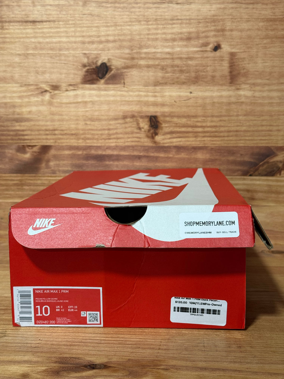 Nike Air Max 1 PRM Duck Pecan Yellow Ochre