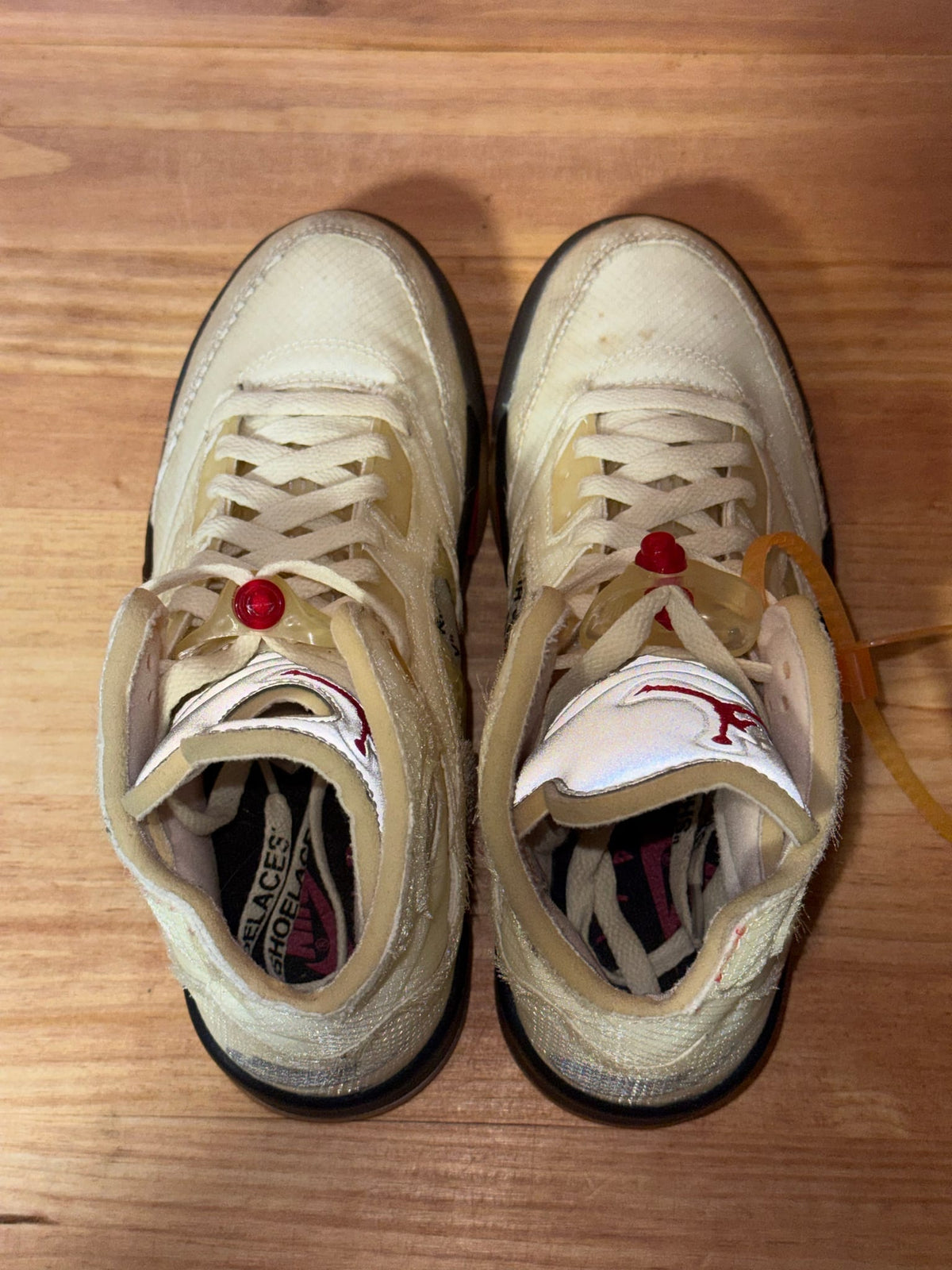 Jordan 5 Retro Off-White Sail - Size 7