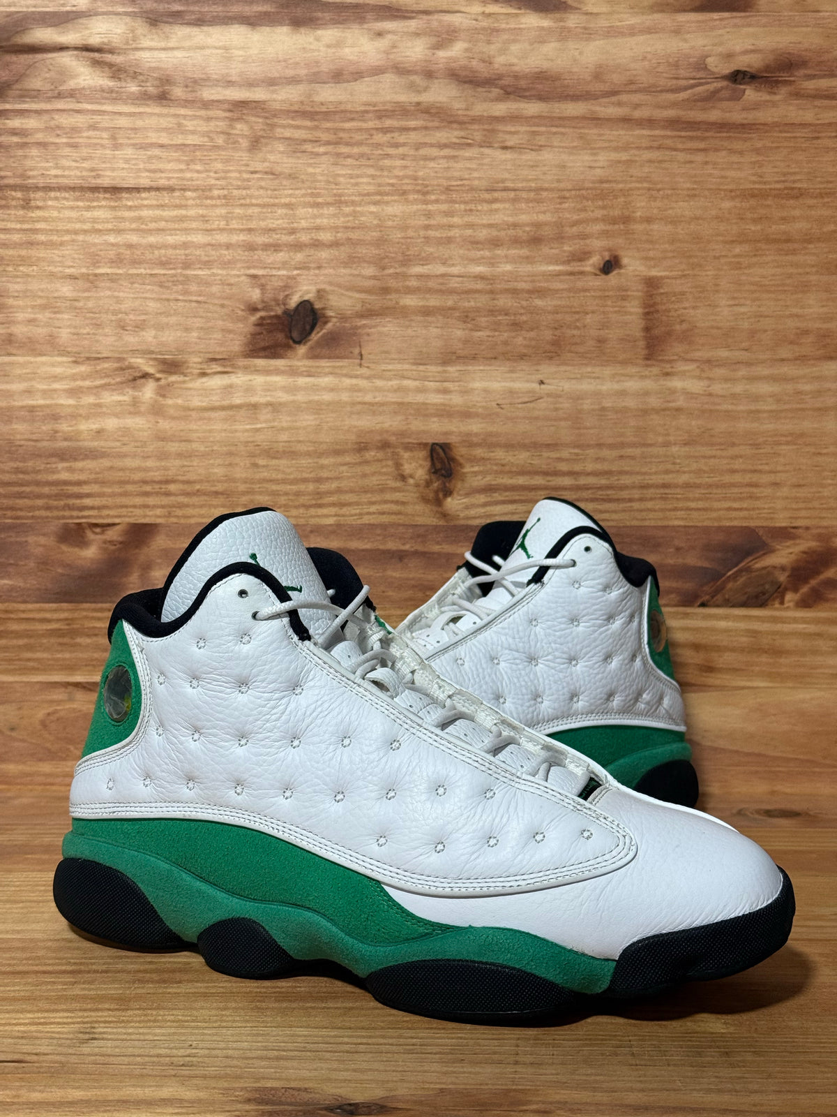 Jordan 13 Retro White Lucky Green