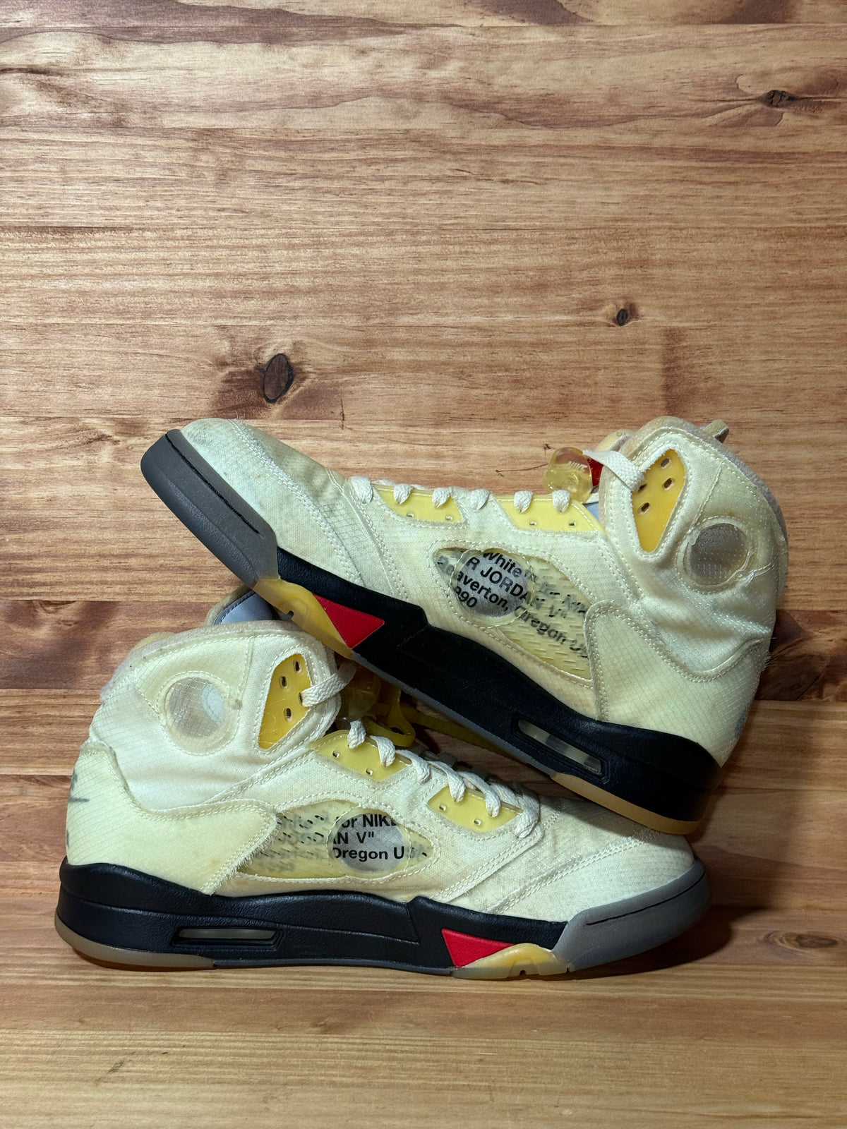 Jordan 5 Retro Off-White Sail - Size 11.5