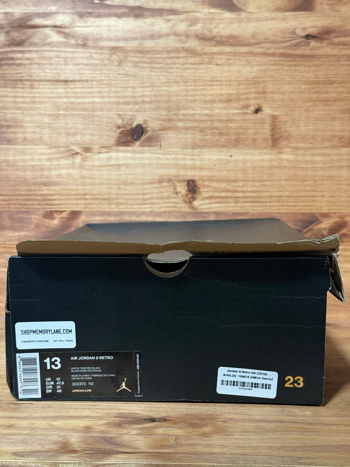 Jordan 9 Retro OG (2016)