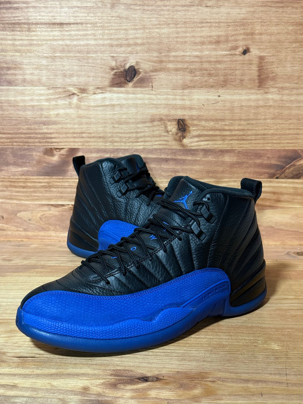 Jordan 12 Retro Black Game Royal - Size 10.5