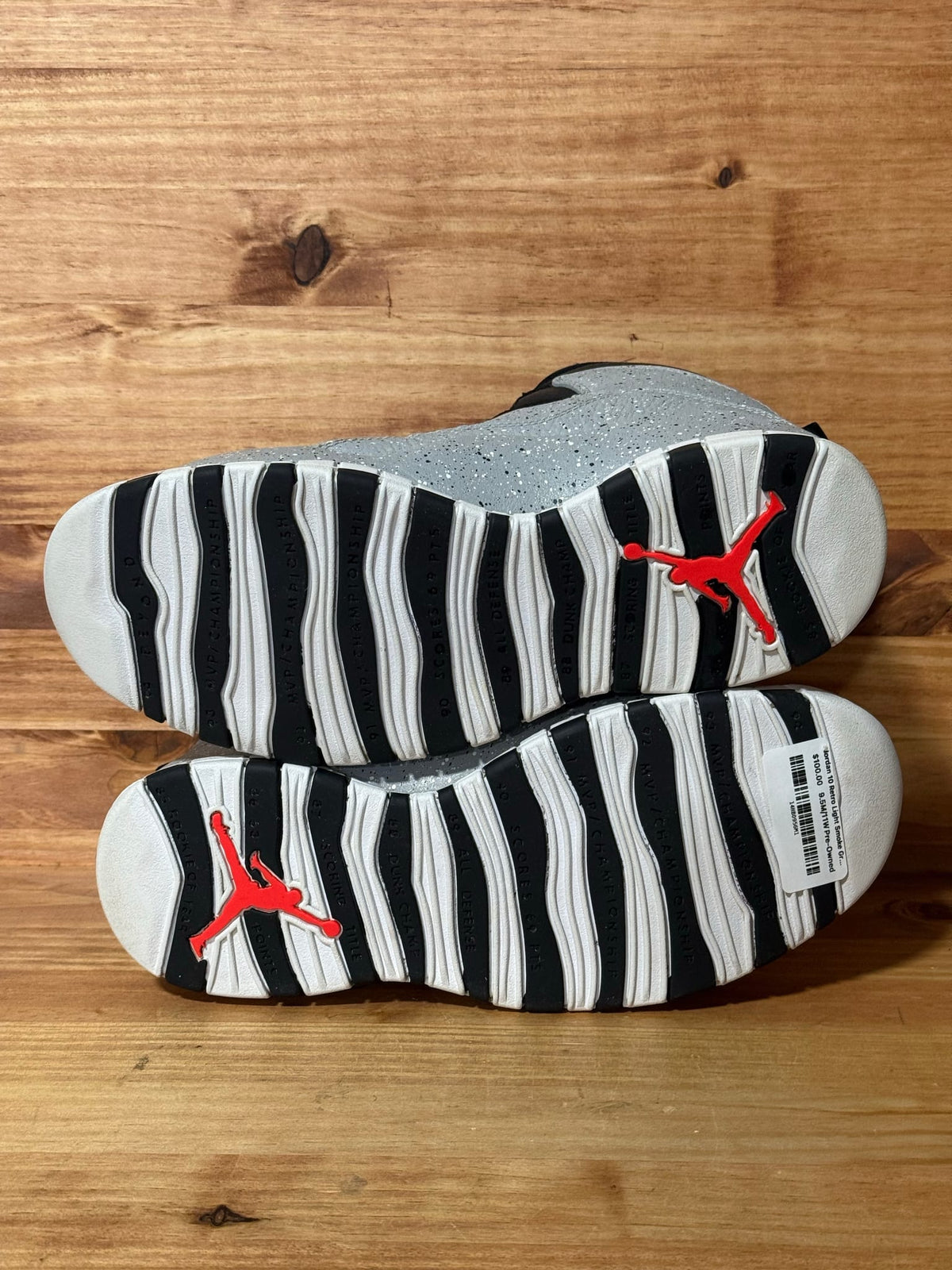 Jordan 10 Retro Light Smoke Grey - Size 9.5