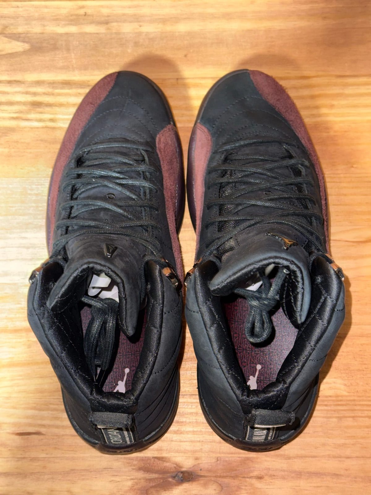 Jordan 12 Retro SP A Ma Maniére Black (Women's) - Size 12W