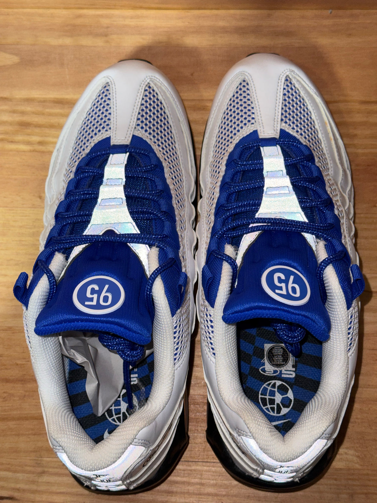 Nike Air Max 95 SE Big Bubble Total 90 White Racer Blue