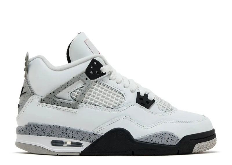 JORDAN 4 RETRO OG GS WHITE CEMENT 2025