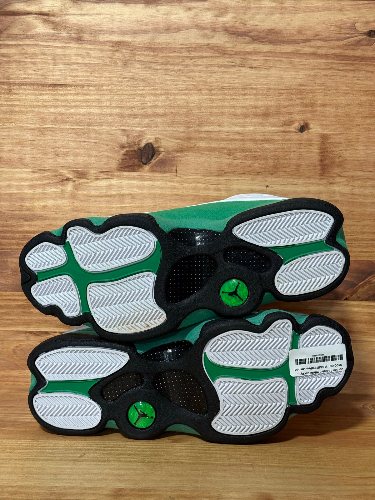 Jordan 13 Retro White Lucky Green