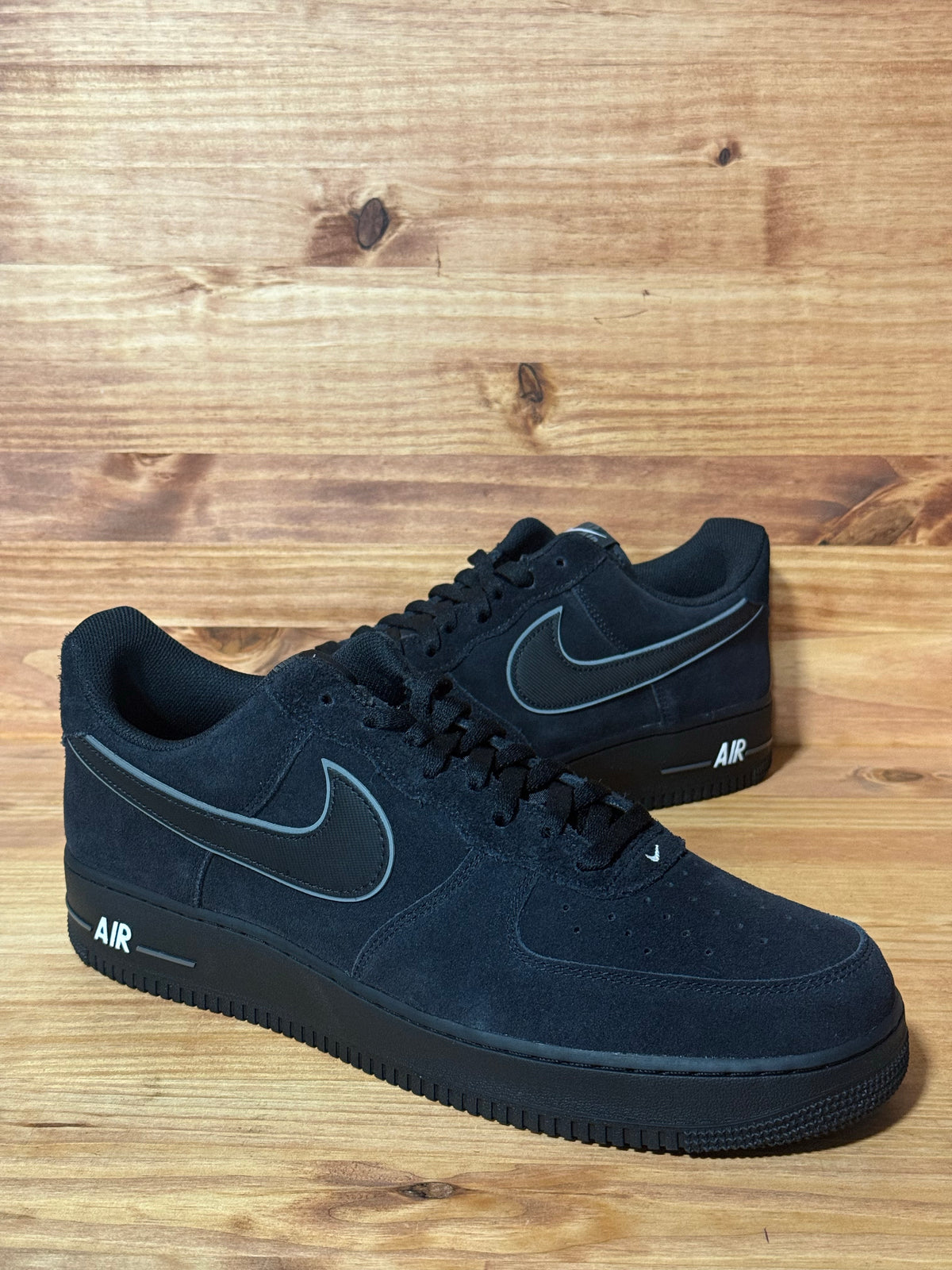 Nike Air Force 1 Low '07 LV8 Black Iron Grey - Size 14