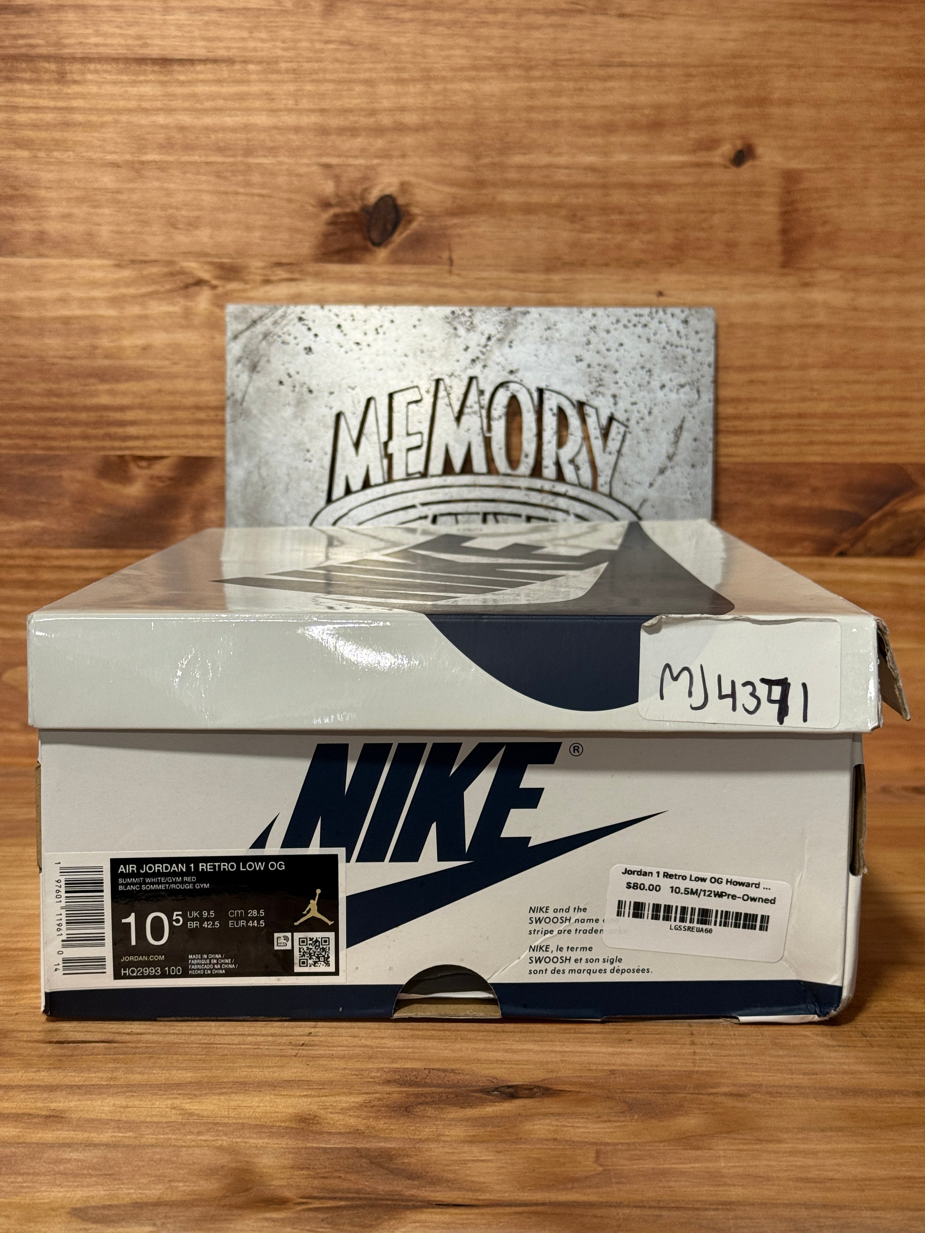 Jordan 1 Retro Low OG Howard University