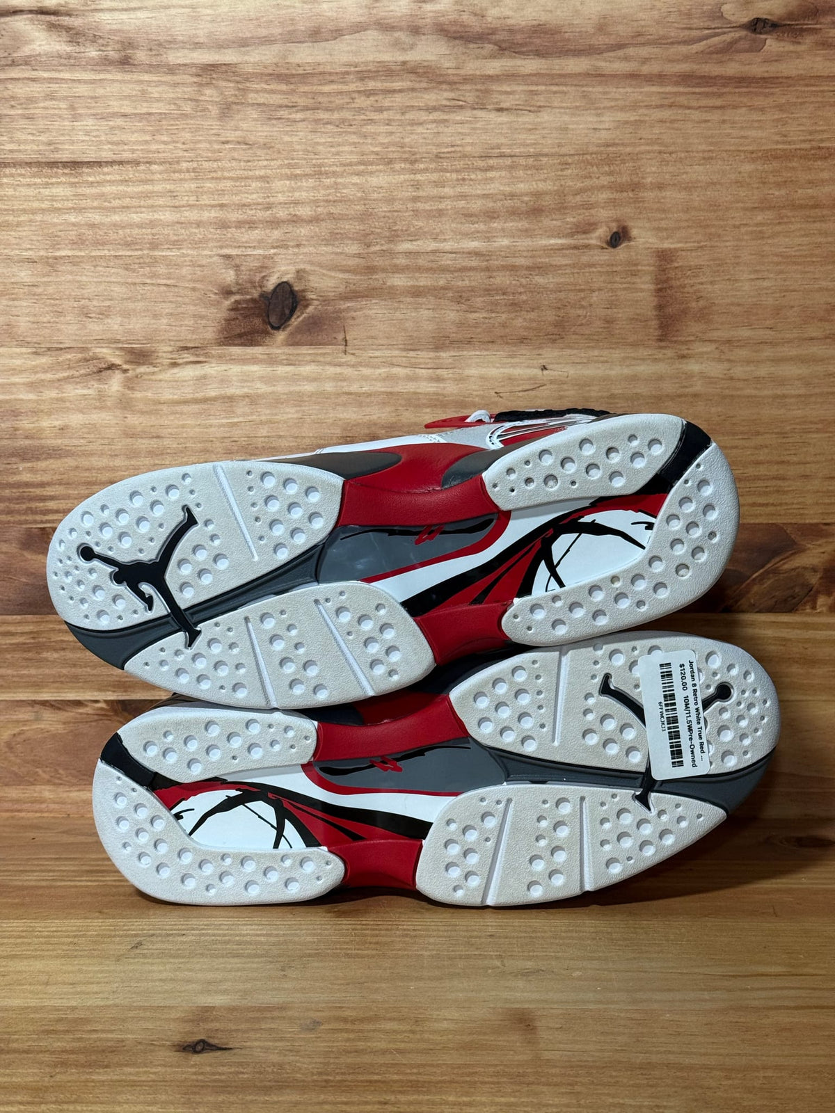 Jordan 8 Retro White True Red (2025) - Size 10
