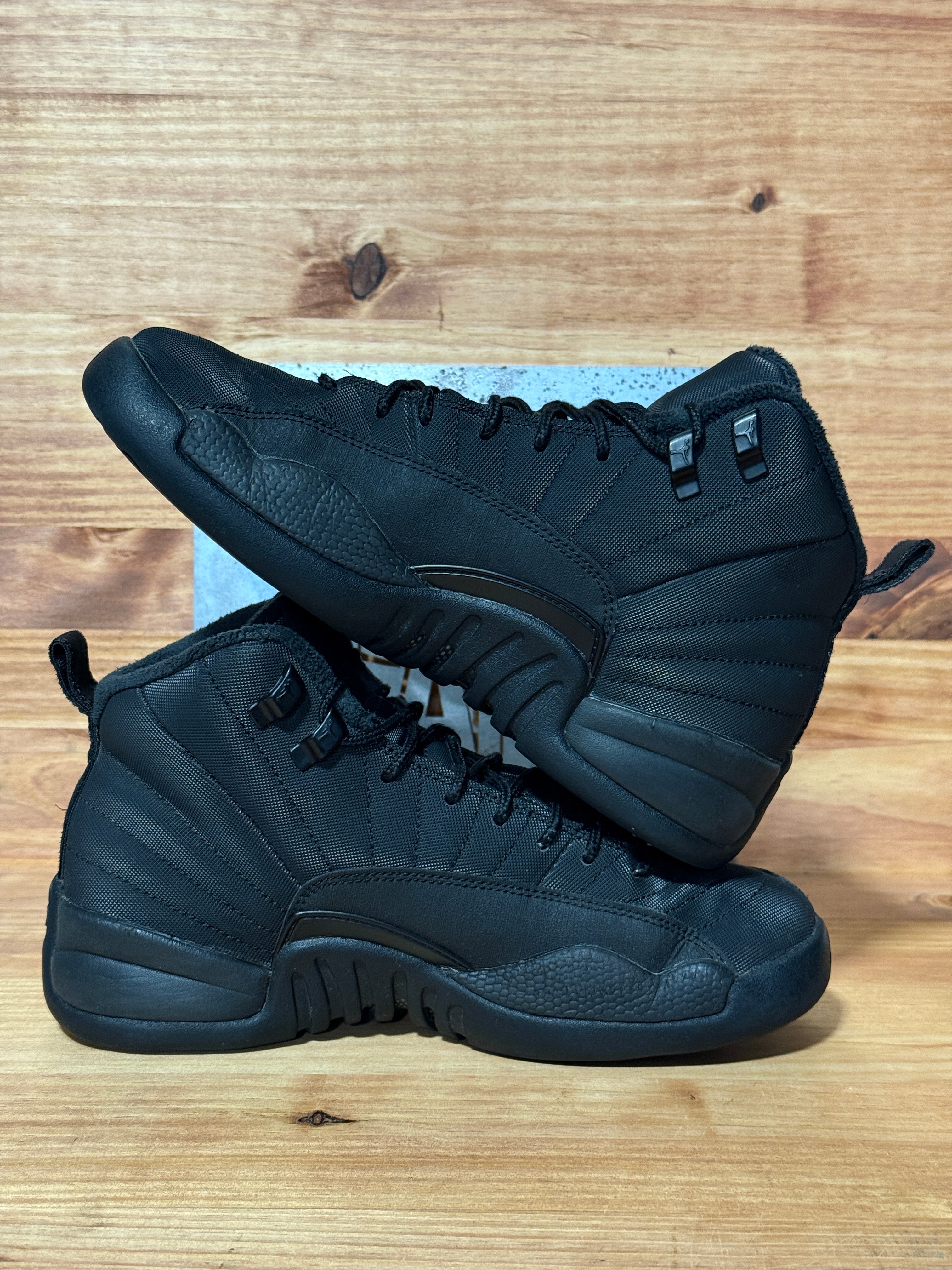 Jordan 12 Retro Winter Black (GS)