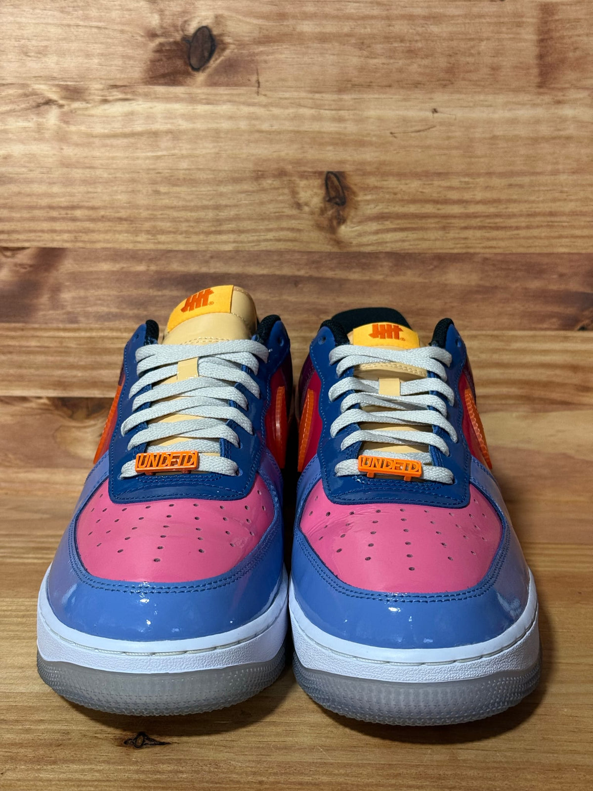 Nike Air Force 1 Low SP Undefeated Multi-Patent Total Orange - Size 11.5
