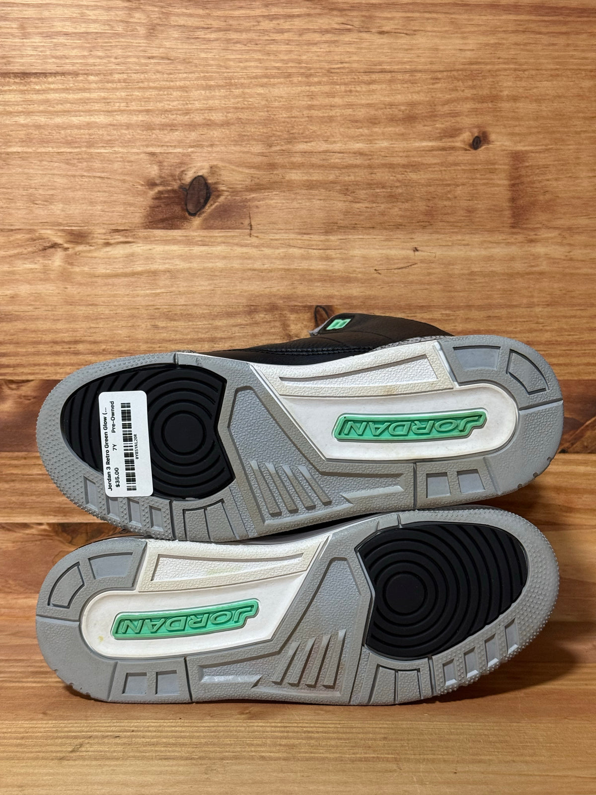 Jordan 3 Retro Green Glow (GS)