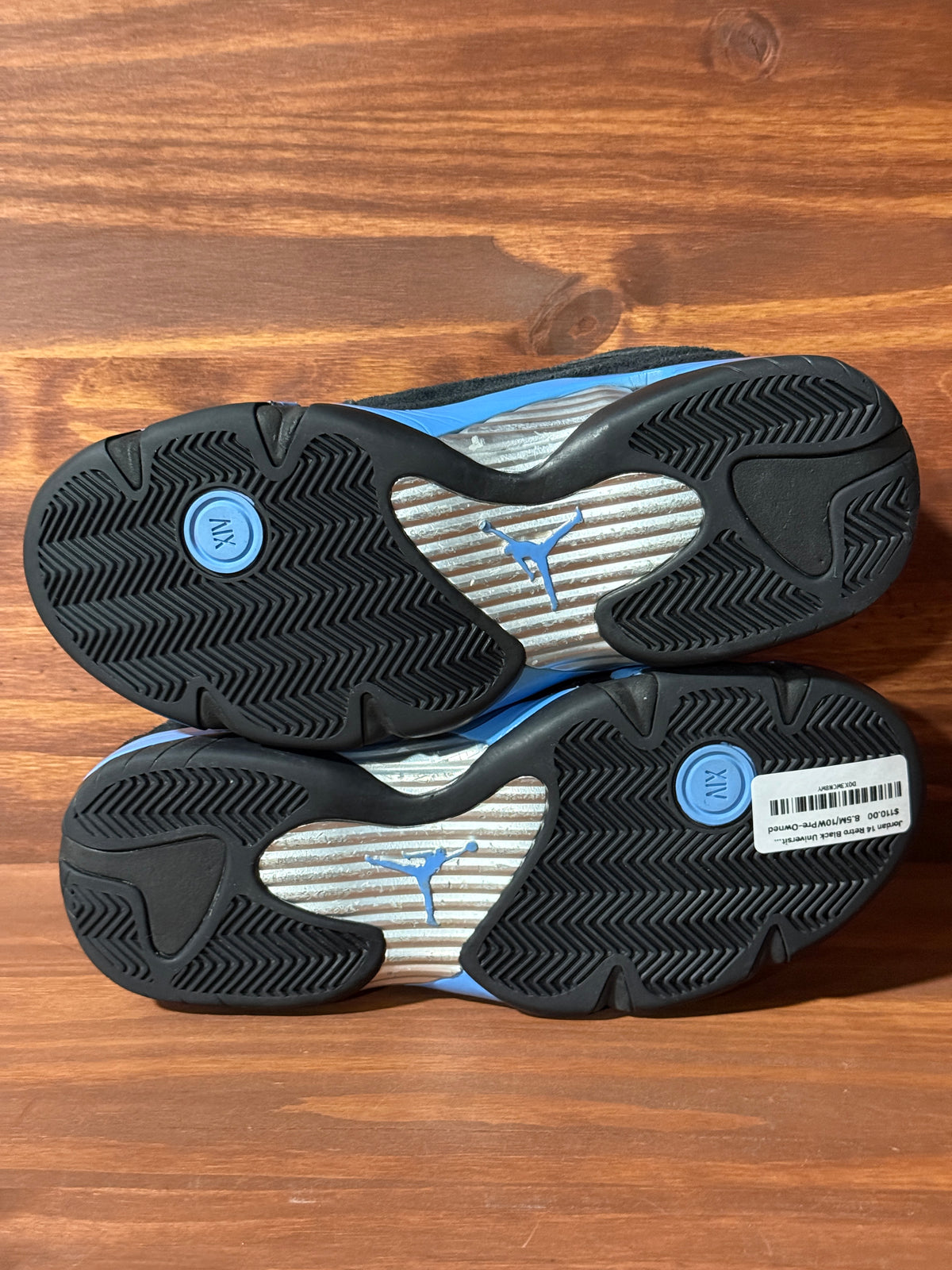 Jordan 14 Retro Black University Blue (2026) Size 8.5