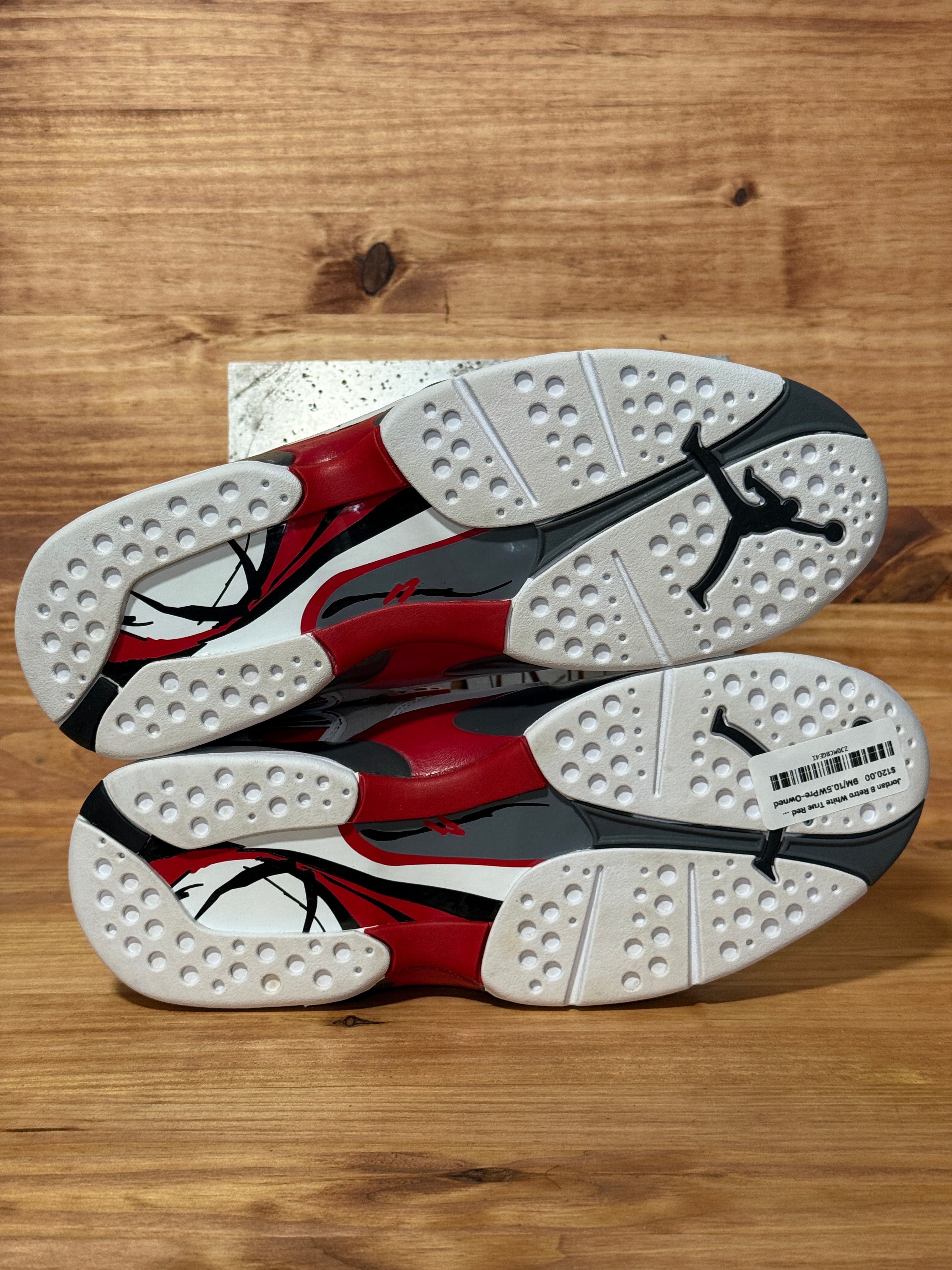 Jordan 8 Retro White True Red (2025)