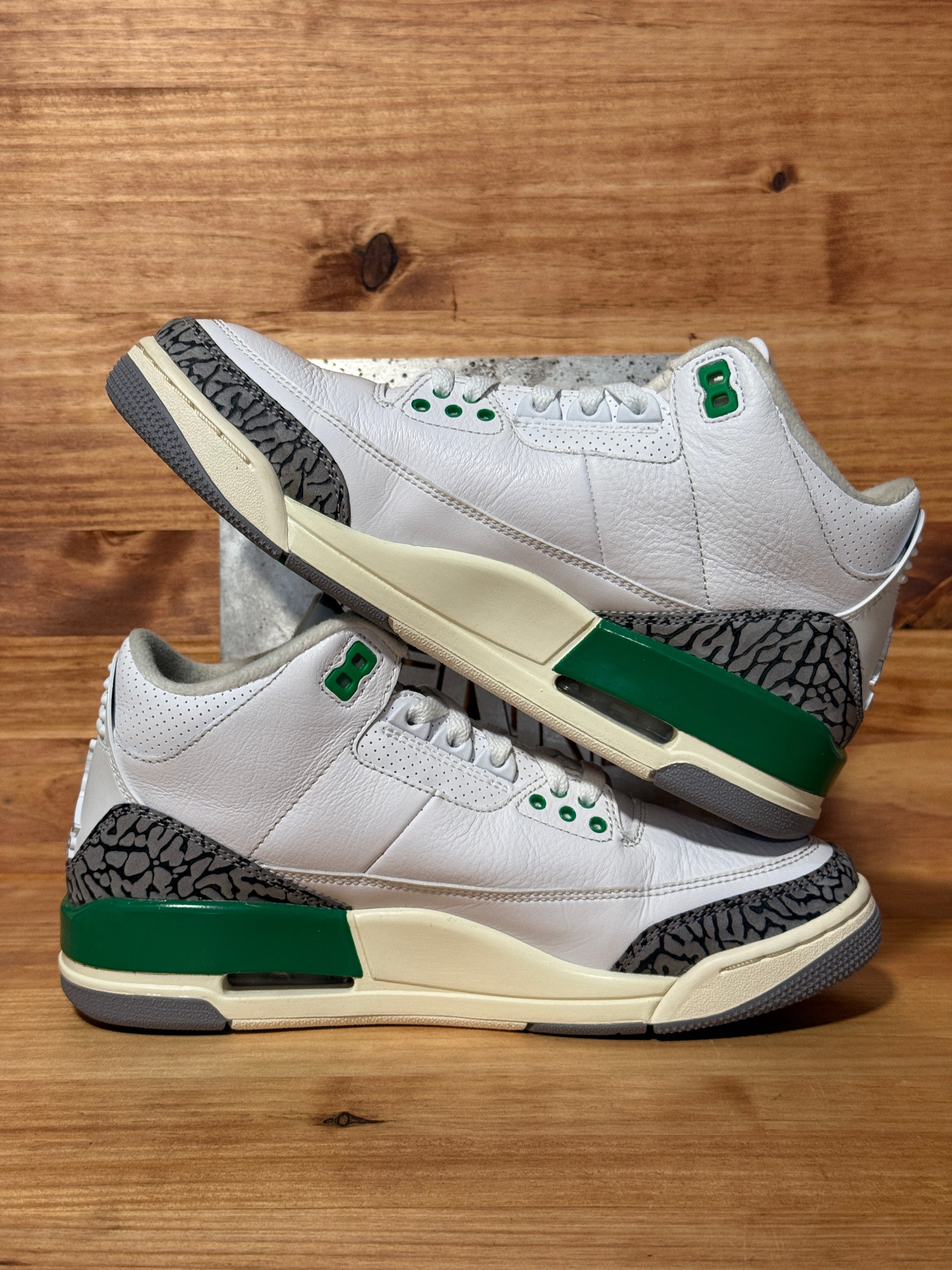 Jordan 3 Retro Lucky Green (Women's)