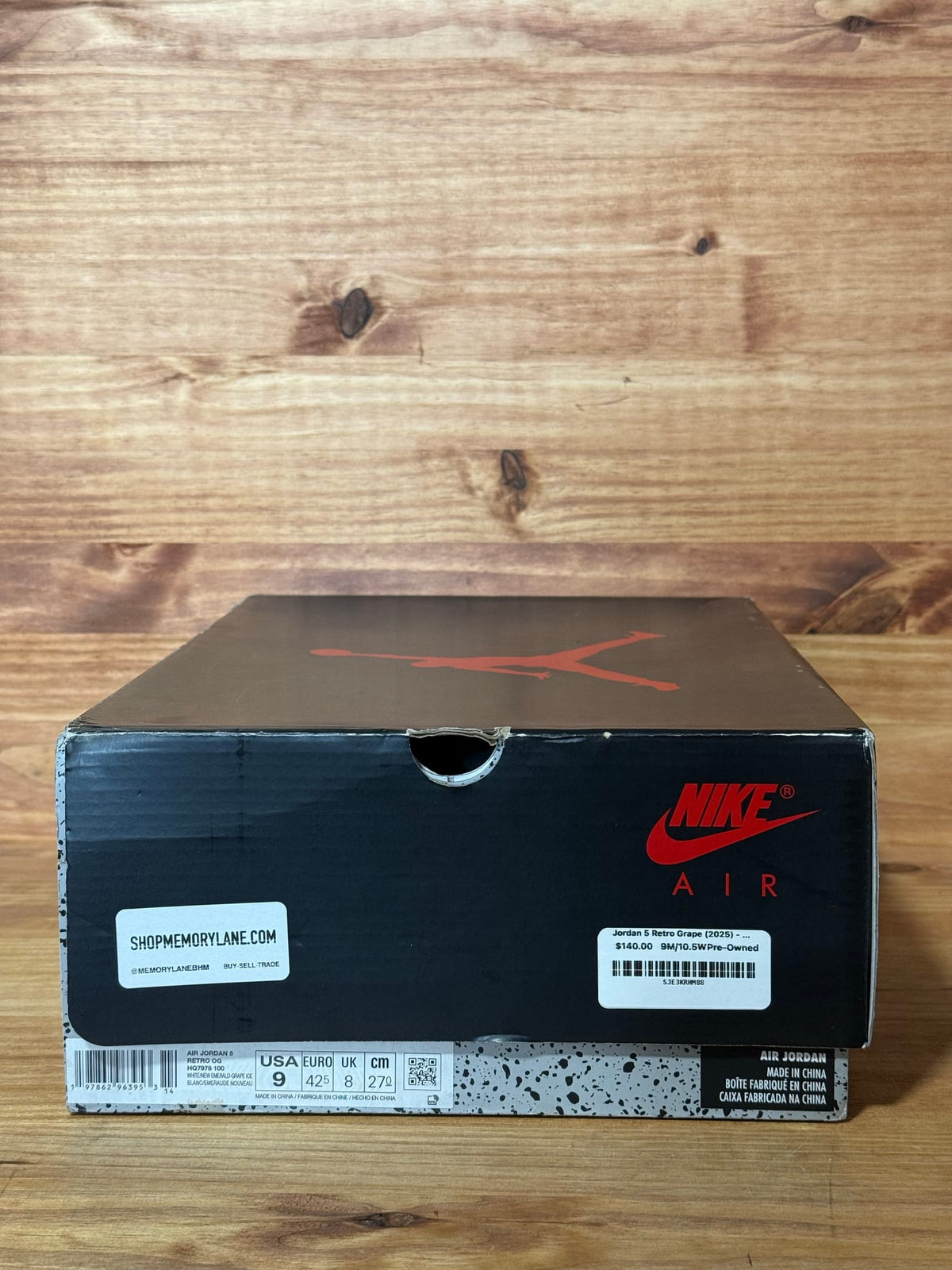 Jordan 5 Retro Grape (2025) - Size 9