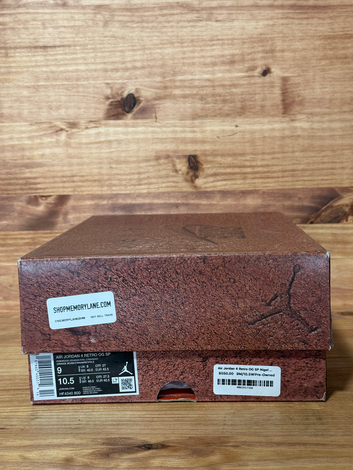 Air Jordan 4 Retro OG SP Nigel Sylvester Brick by Brick