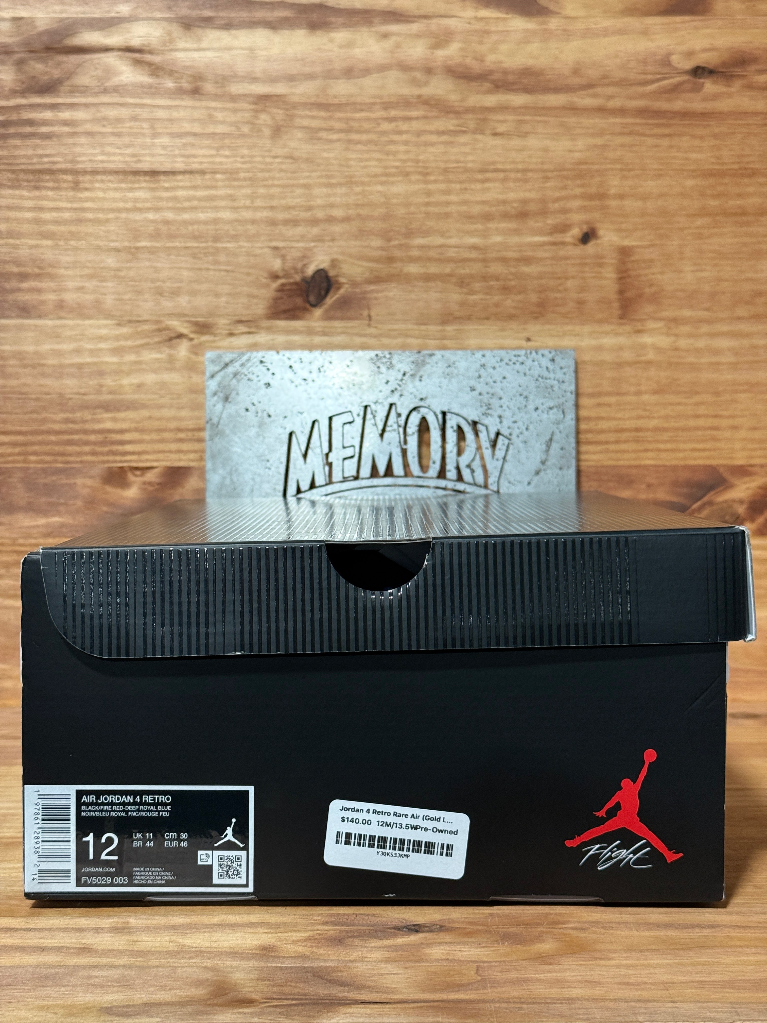 Jordan 4 Retro Rare Air (Gold Lettering)