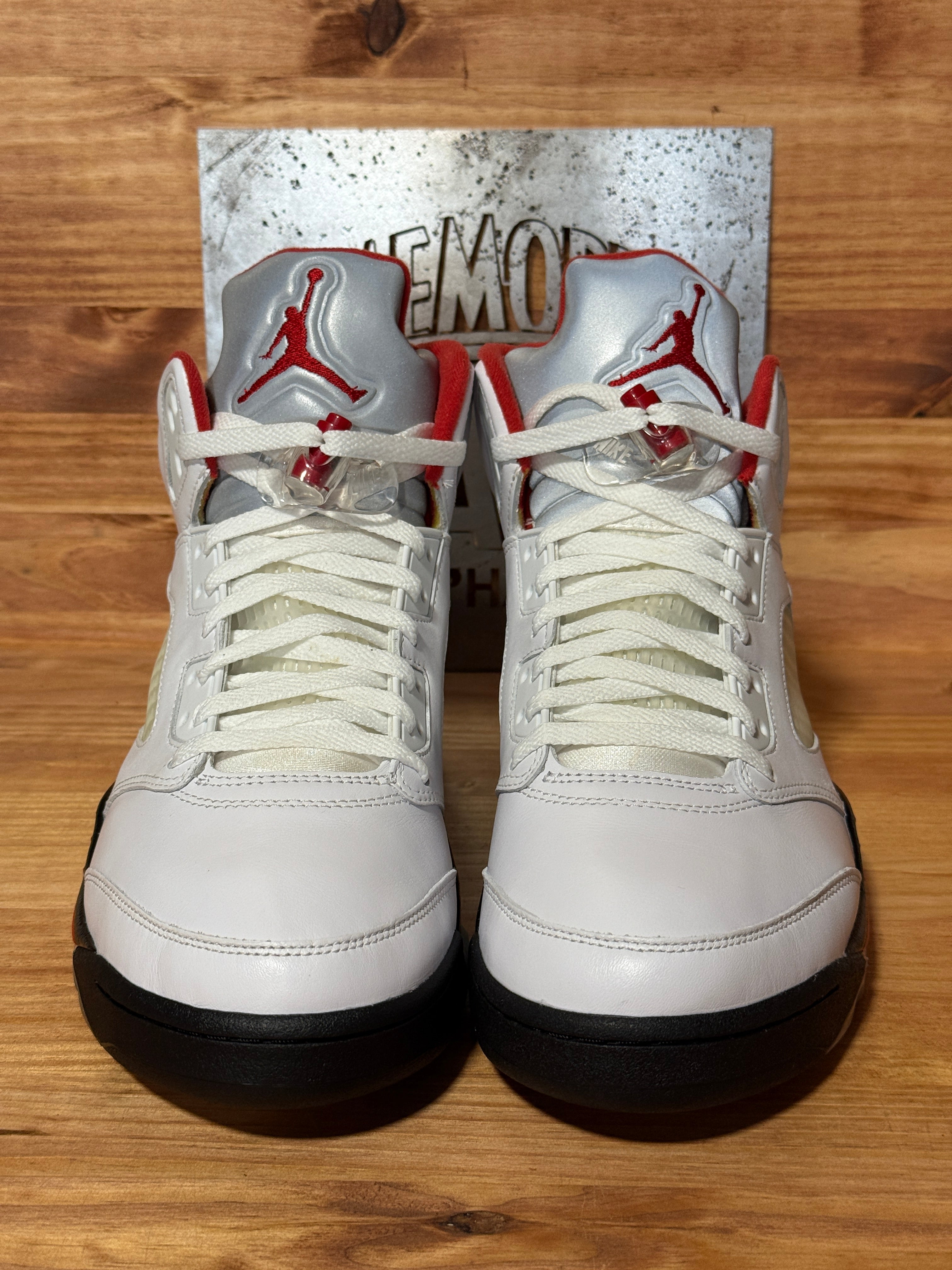 Jordan 5 Retro Fire Red Silver Tongue (2020)