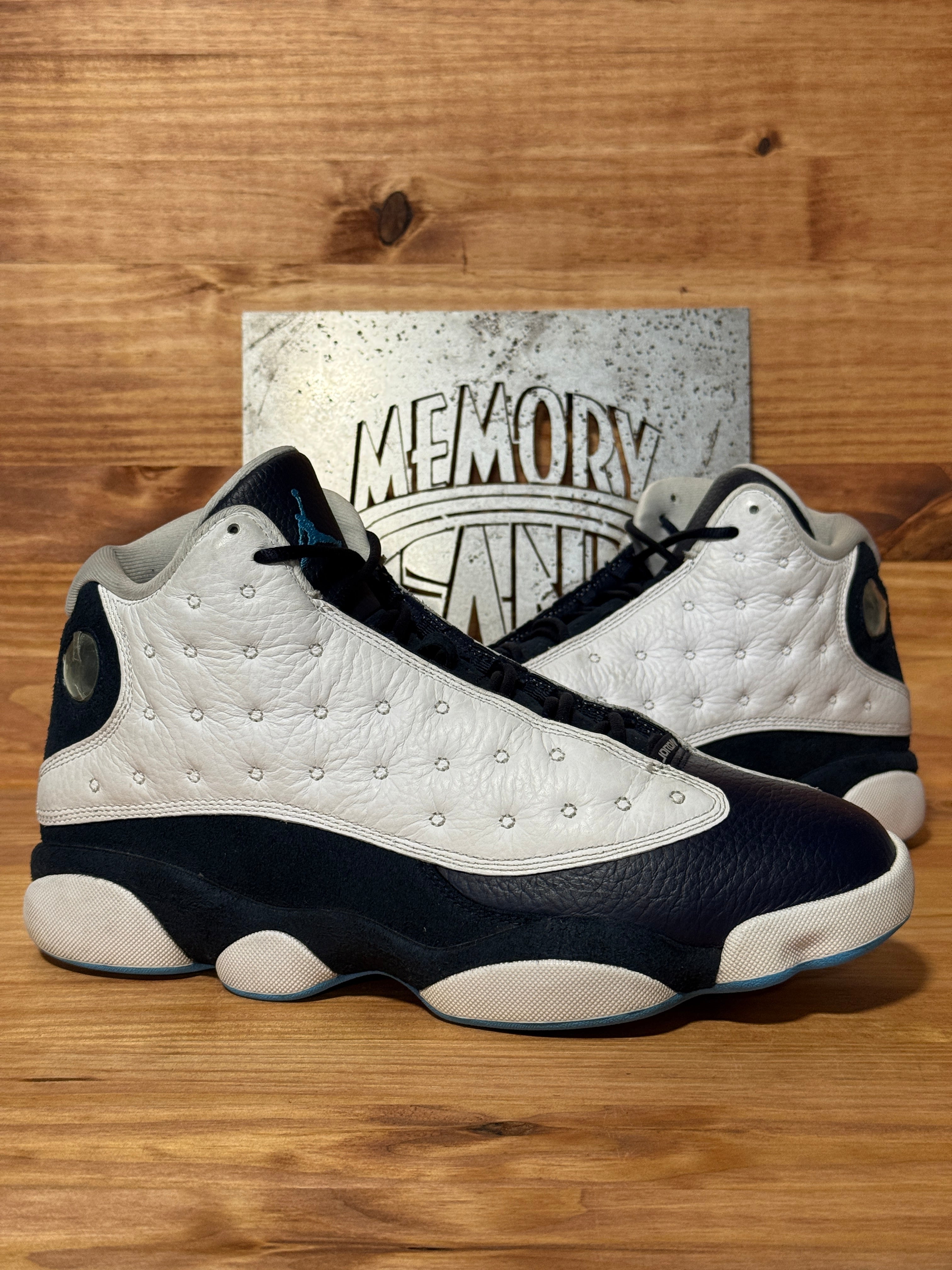 Jordan 13 Retro Obsidian Powder Blue White