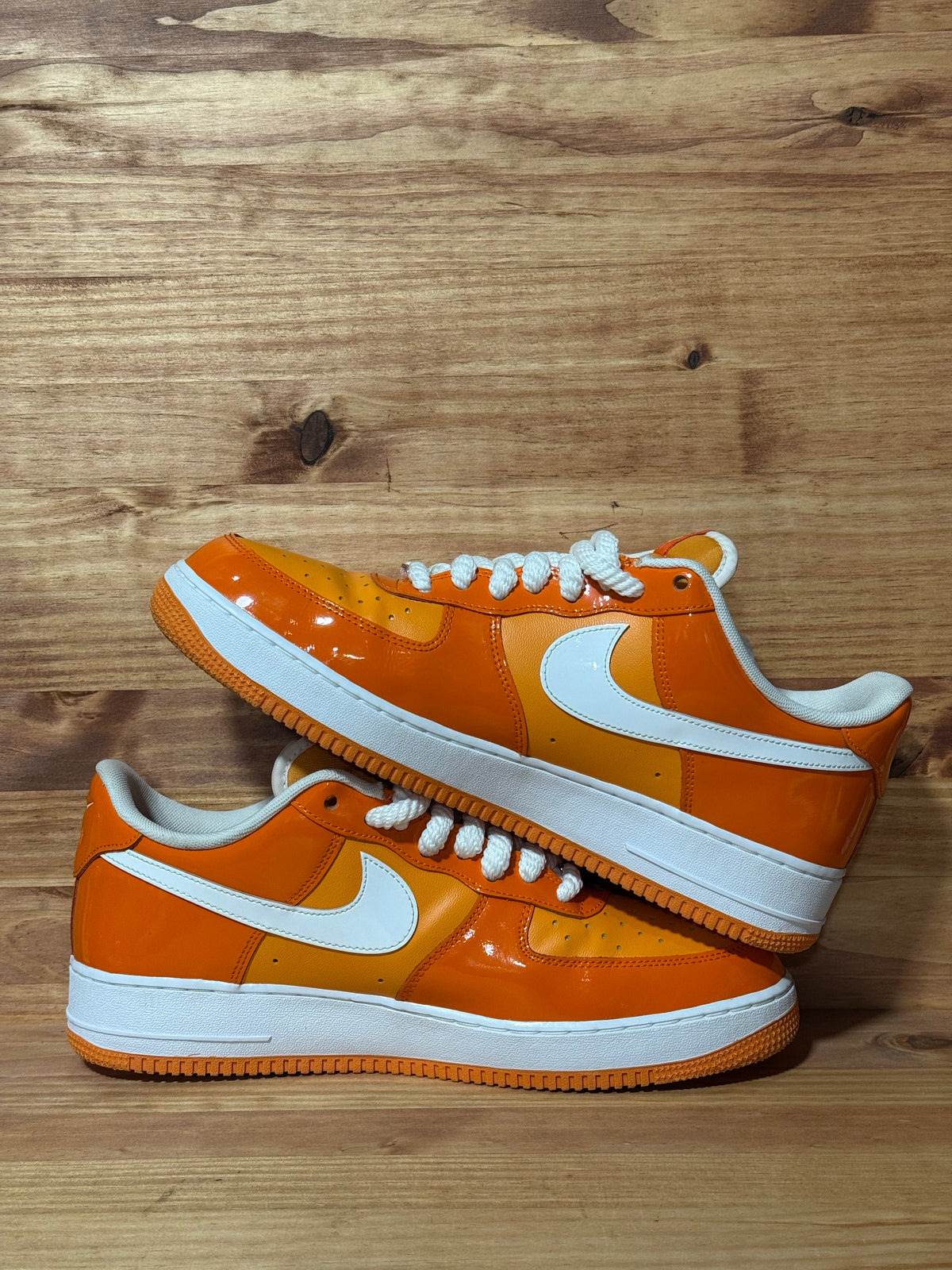 Nike Air Force 1 Low '07 Orange White Patent