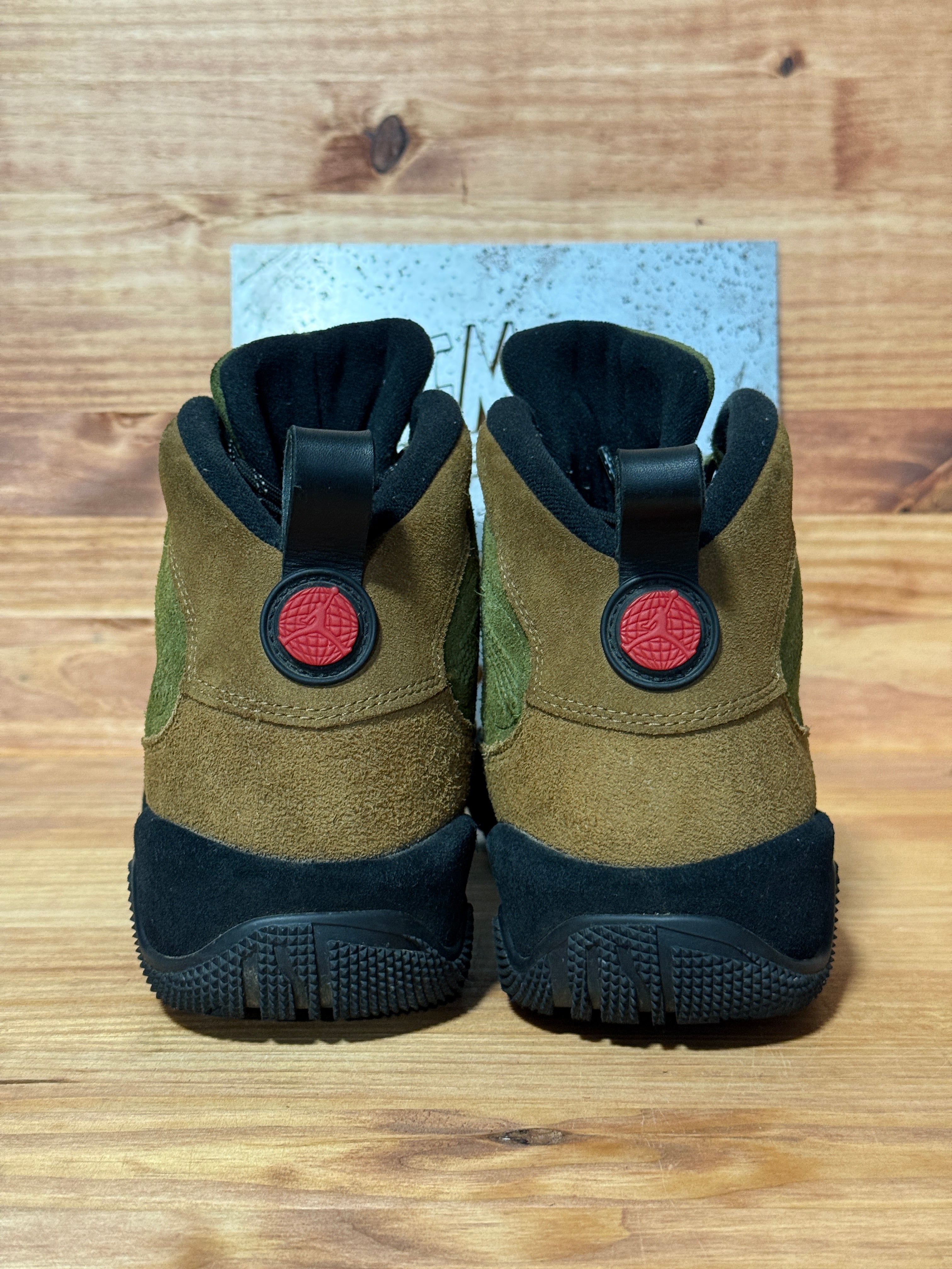 Jordan 9 Retro Boot NRG Military Brown Legion Green