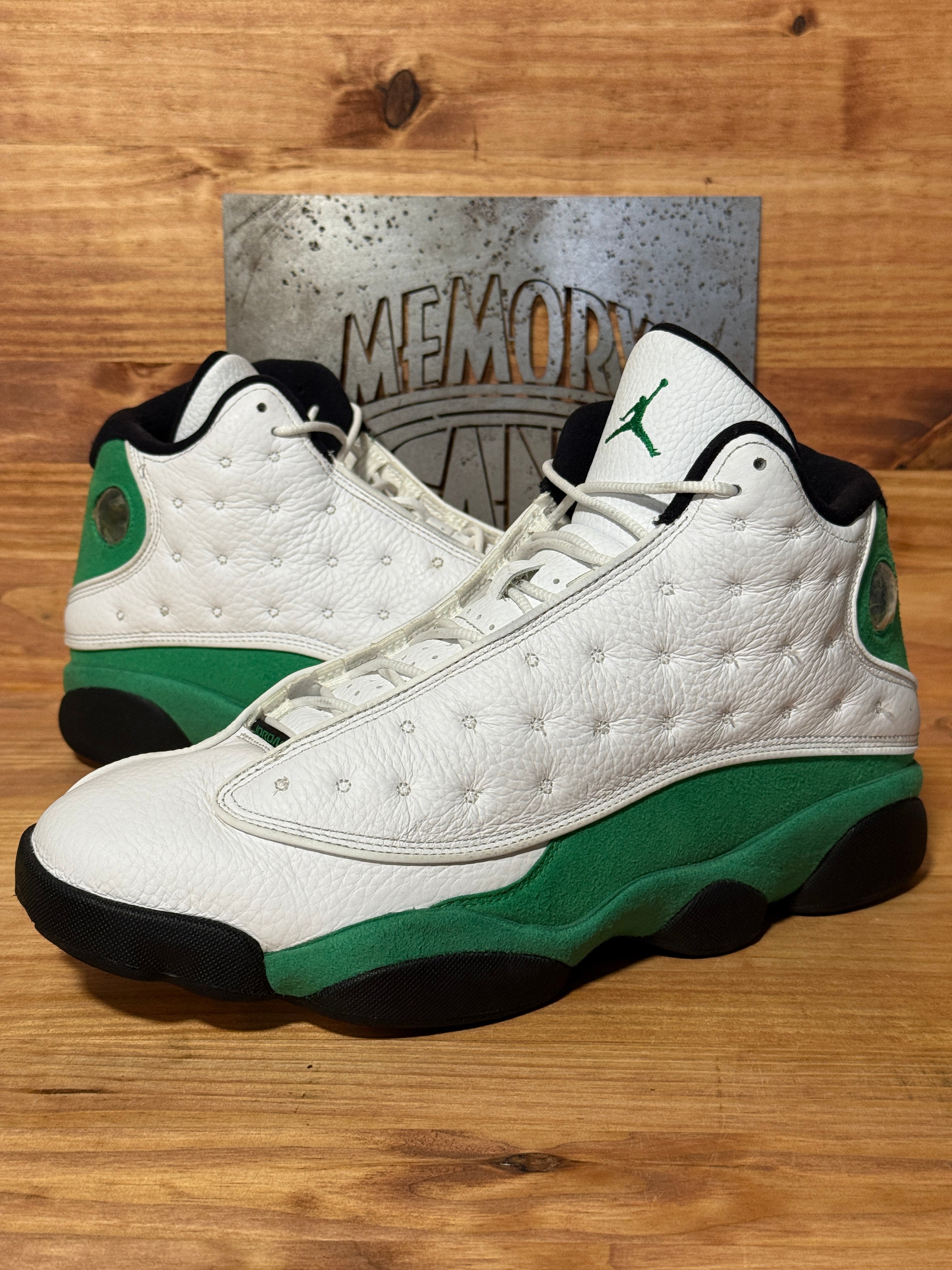 Jordan 13 Retro White Lucky Green