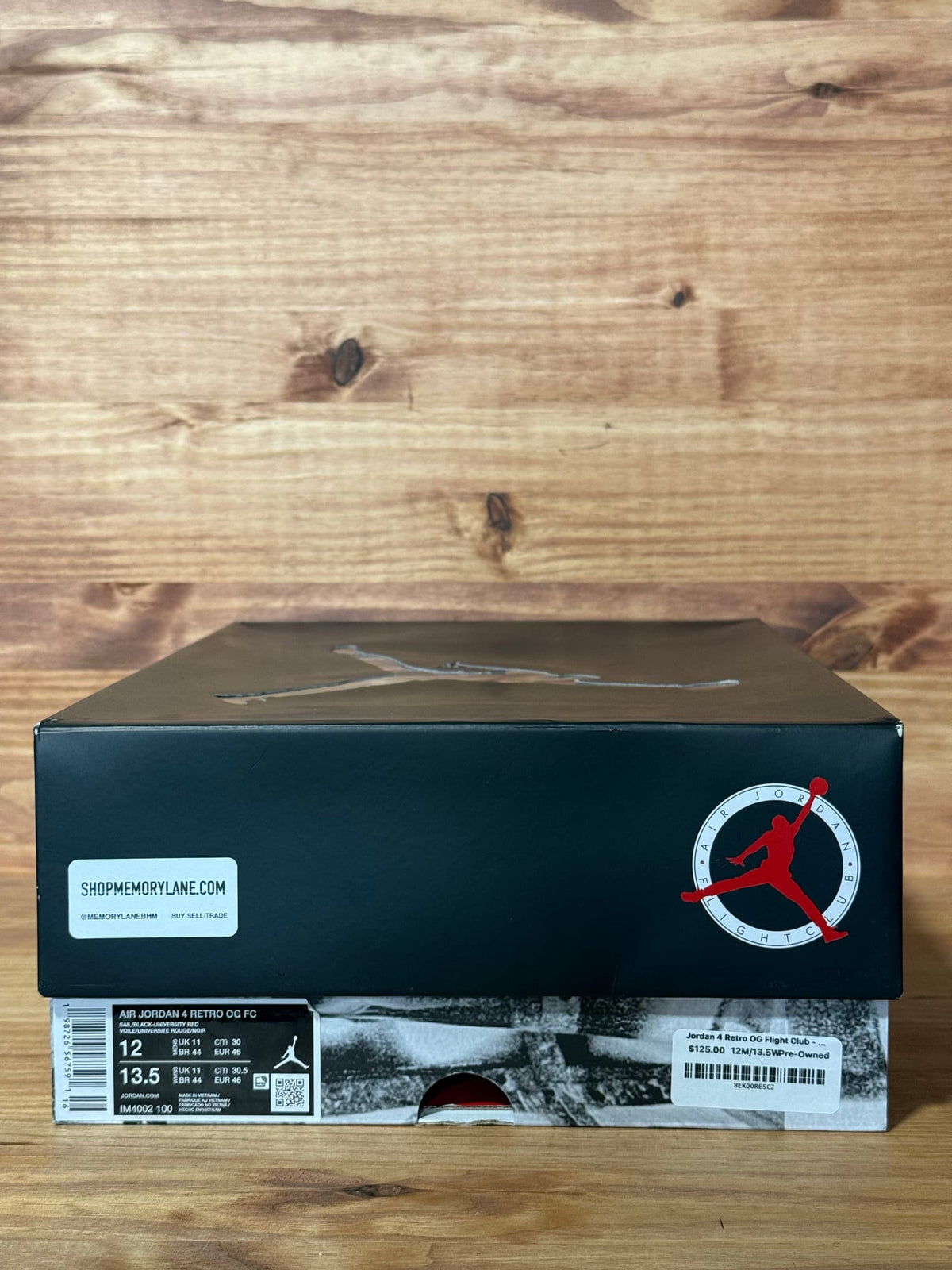 Jordan 4 Retro OG Flight Club - Size 12