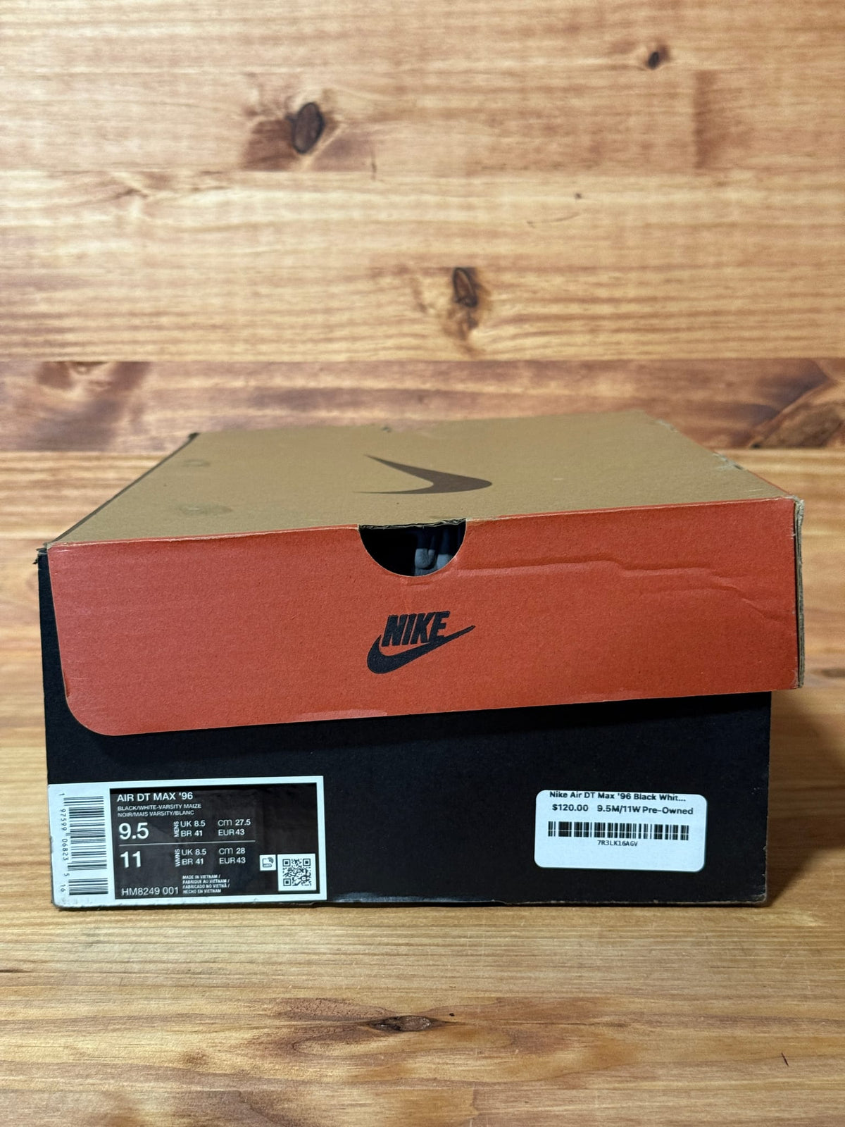 Nike Air DT Max '96 Black White (2024) - Size 9.5