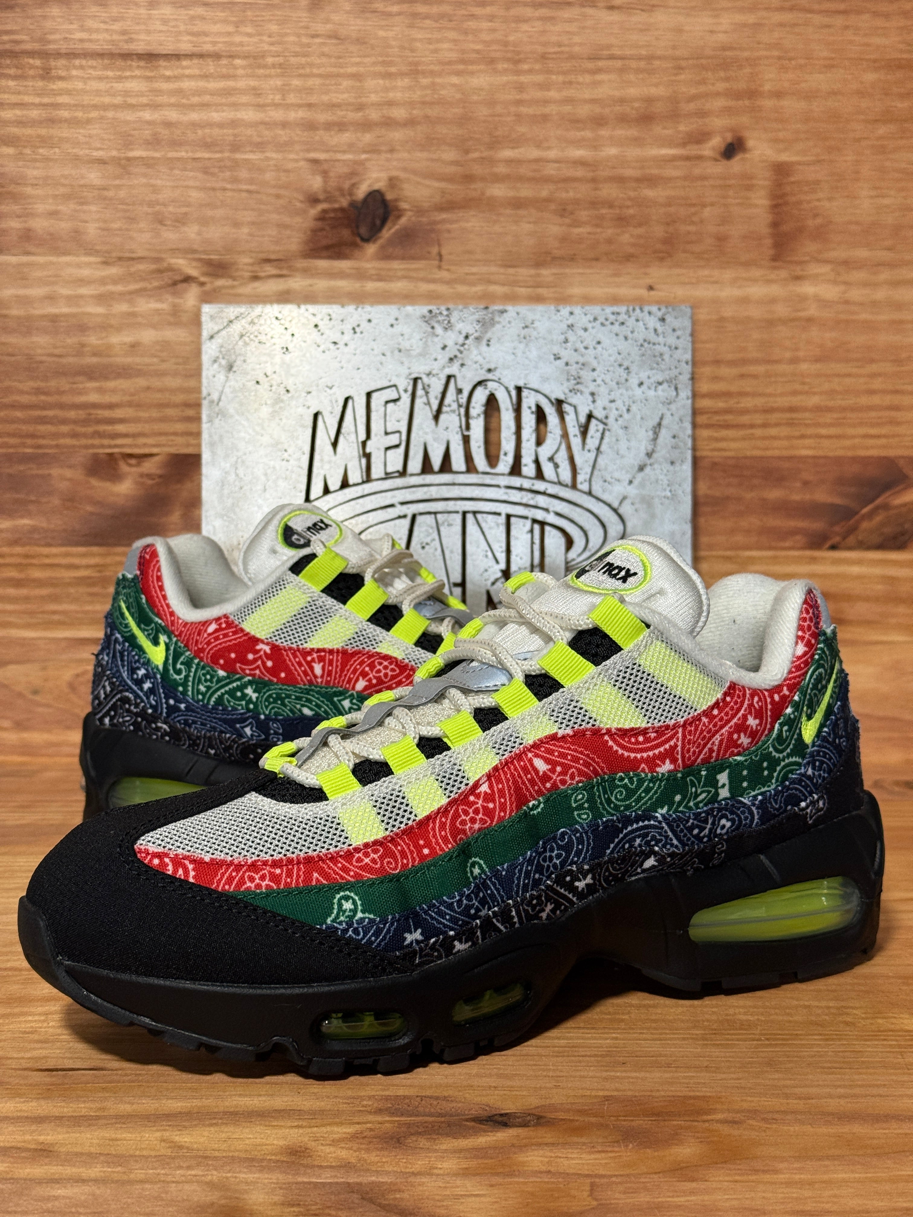 Nike Air Max 95 OG Big Bubble Neon Paisley Bandana
