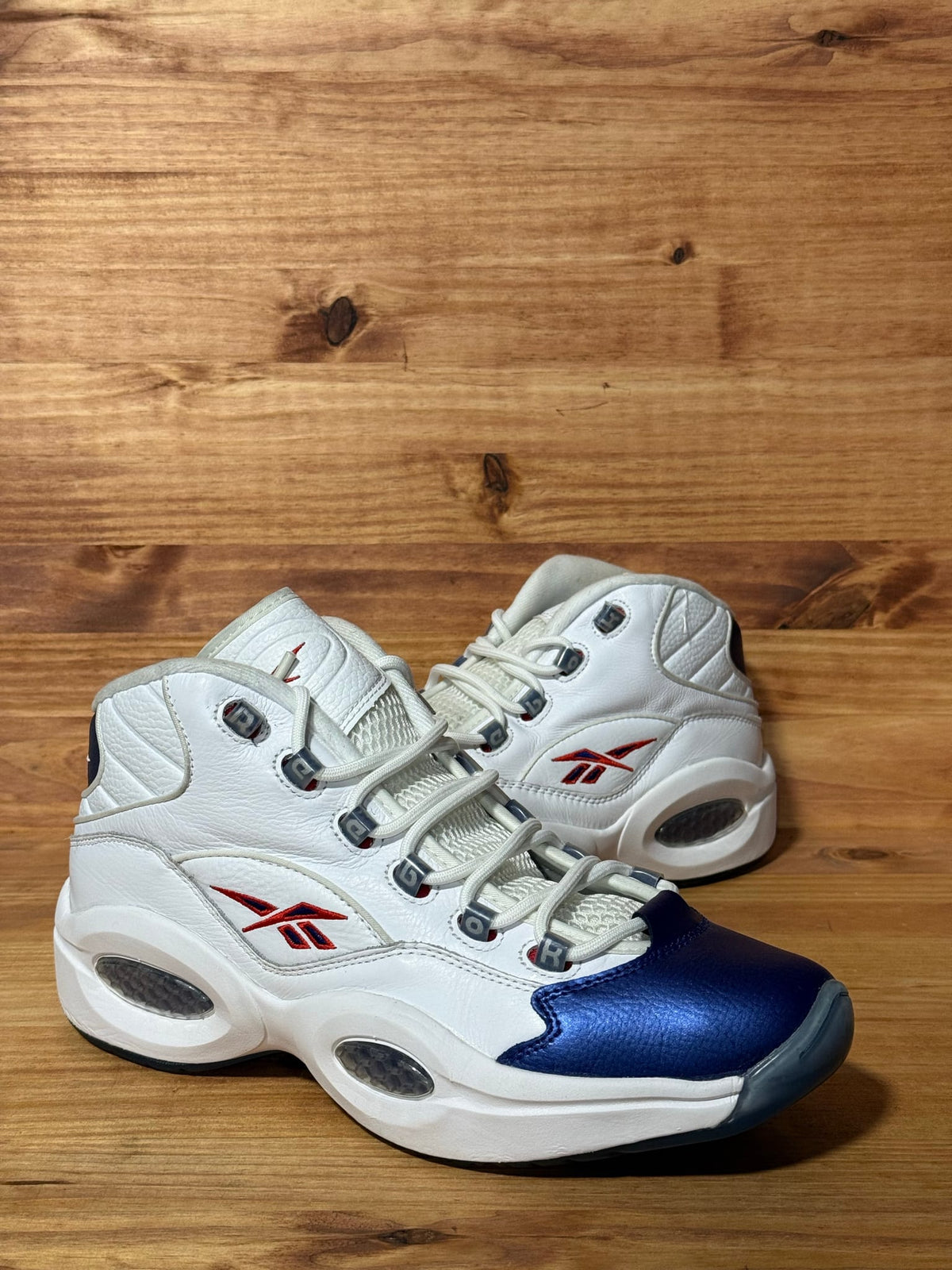 Reebok Question Mid Blue Toe (2022) - Size 12