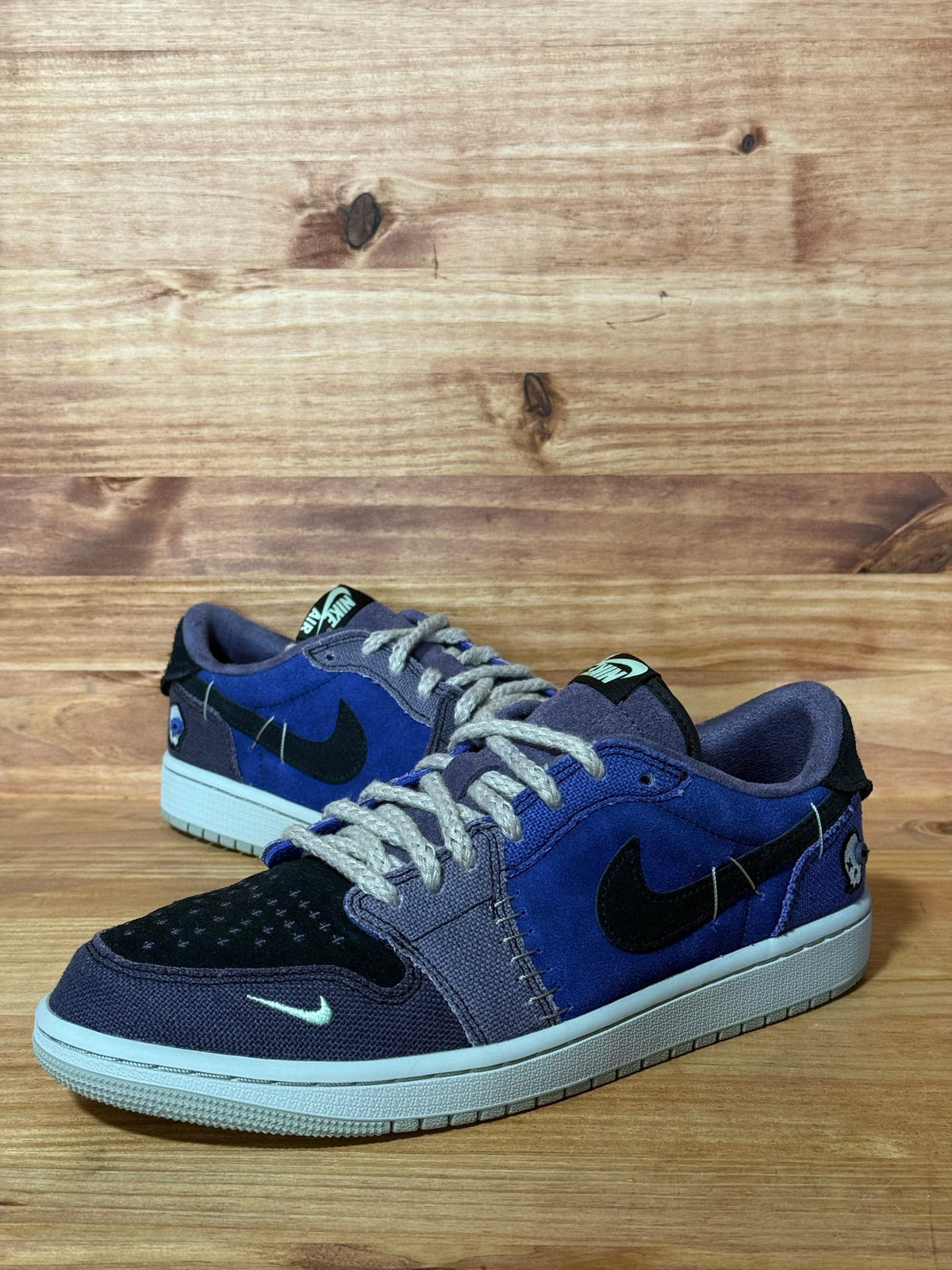 Jordan 1 Retro Low OG Zion Williamson Voodoo Alternate - Size 9.5