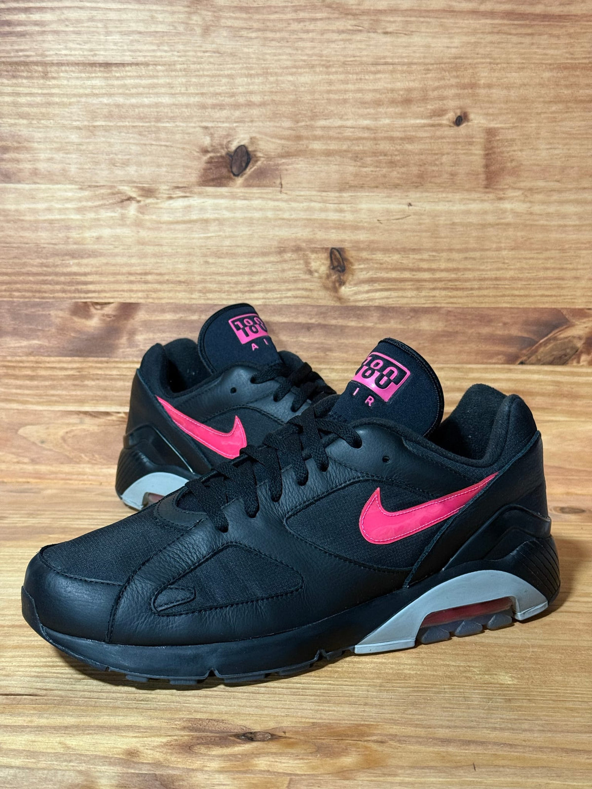 Nike Air Max 180 Black Pink Blast - Size 13