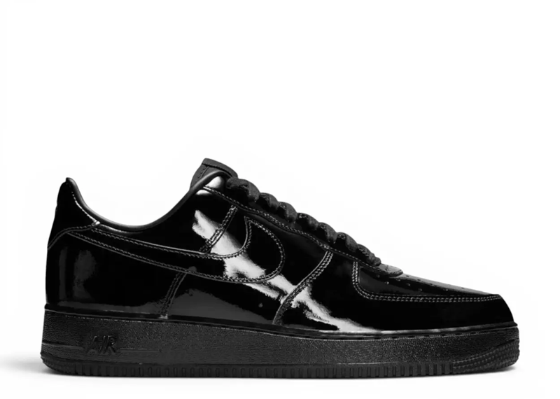 NIKE AIR FORCE 1 LOW PATENT LEATHER PREMIUM BLACK